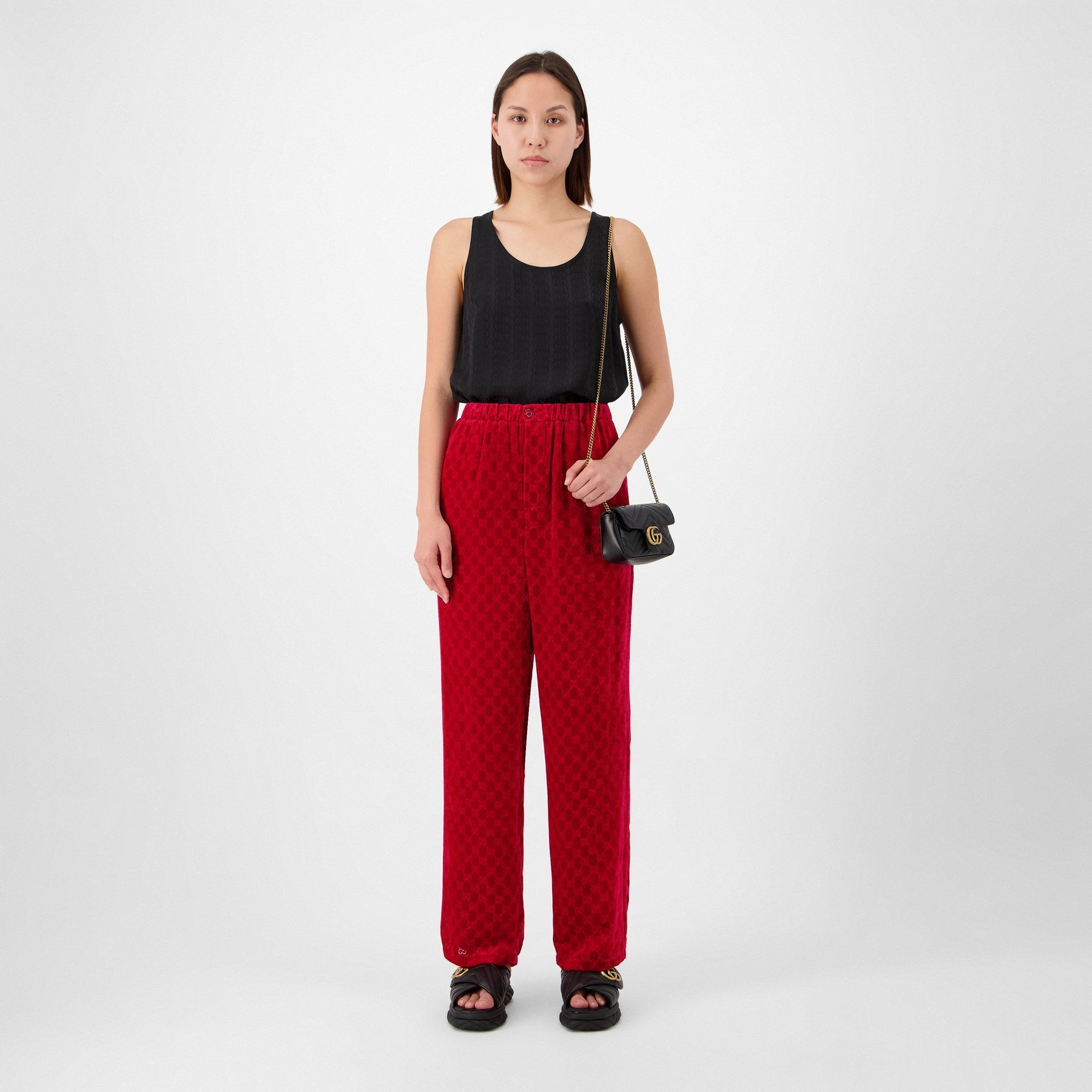 GG Devoré Velvet Trousers