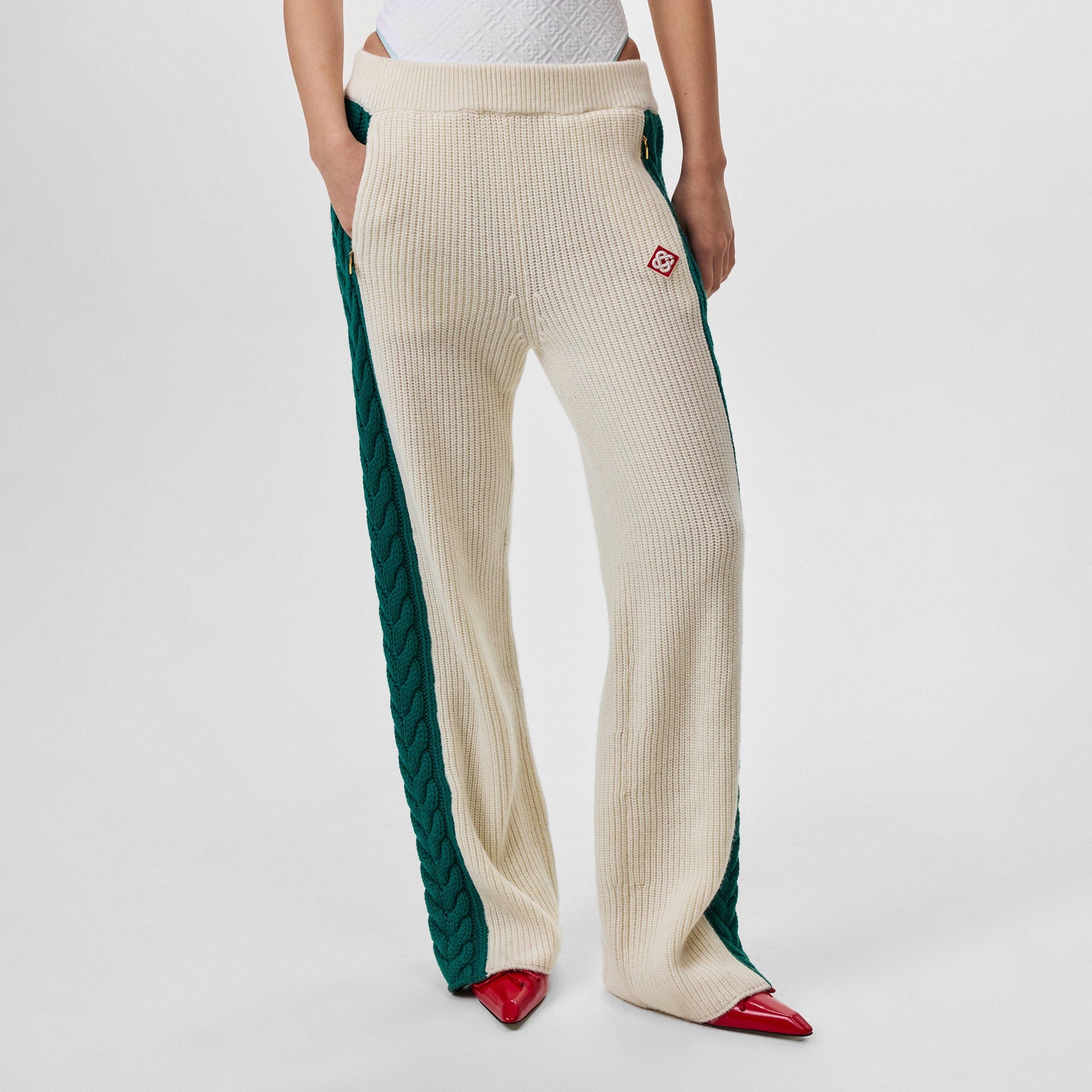 Cable Knit Trousers