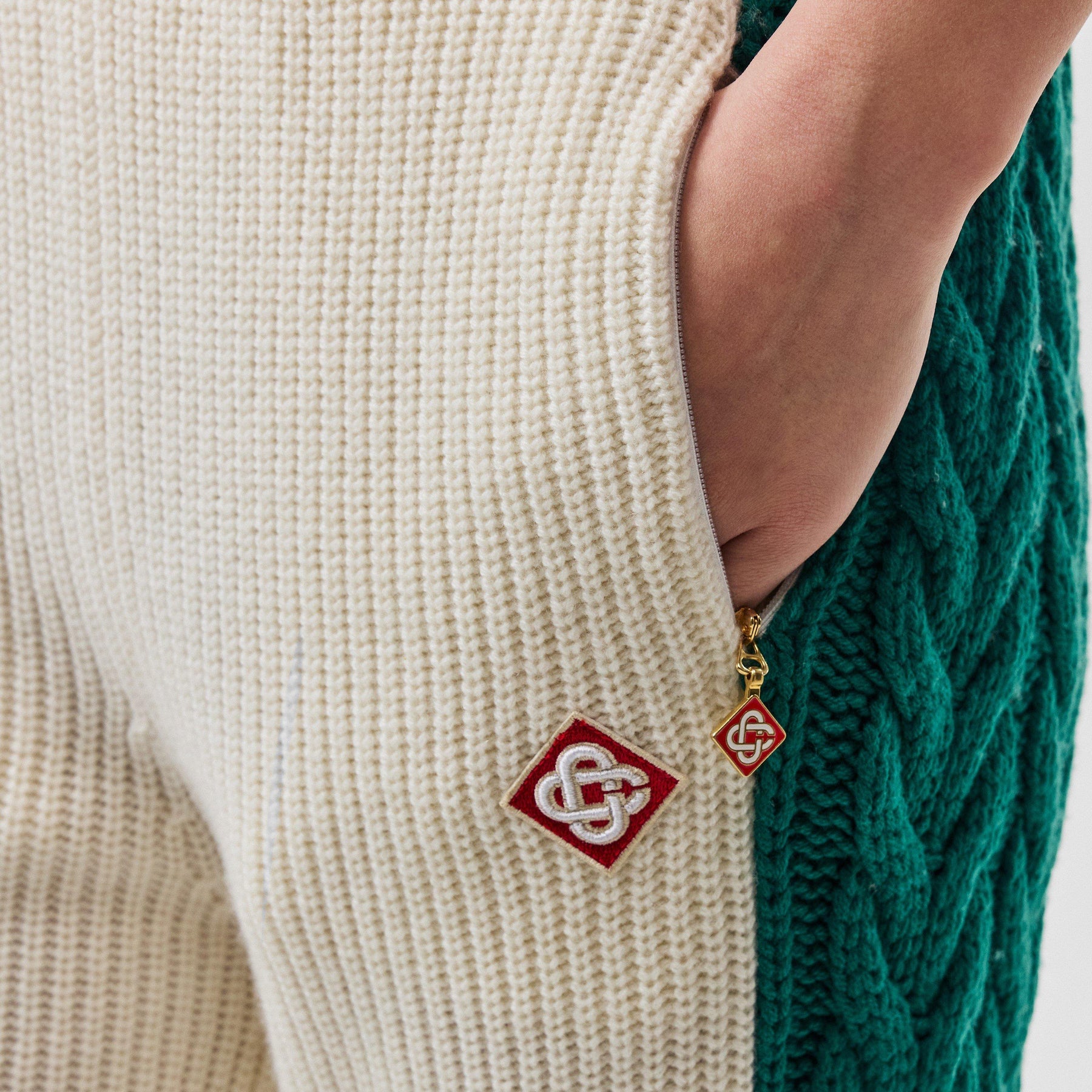 Cable Knit Trousers