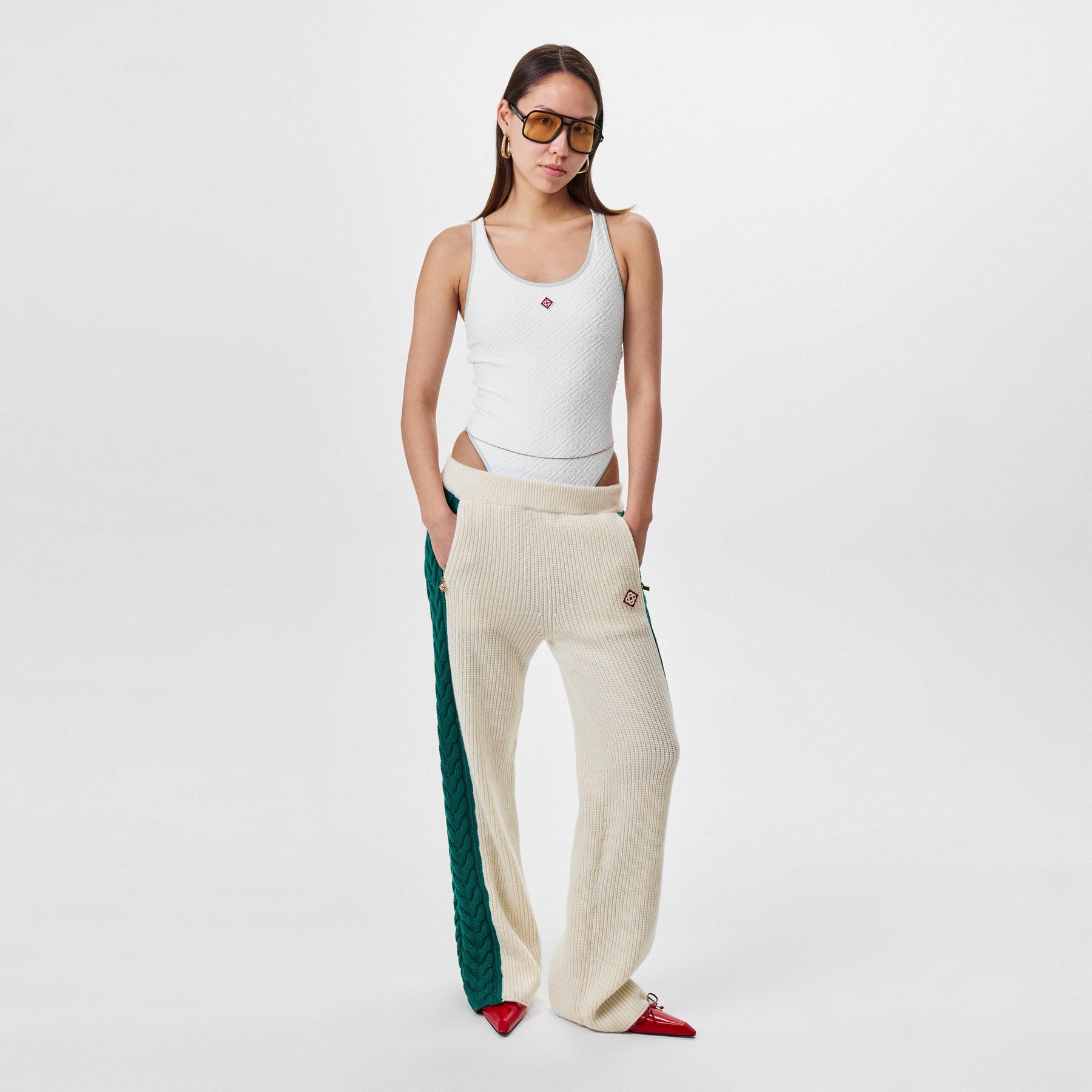 Cable Knit Trousers