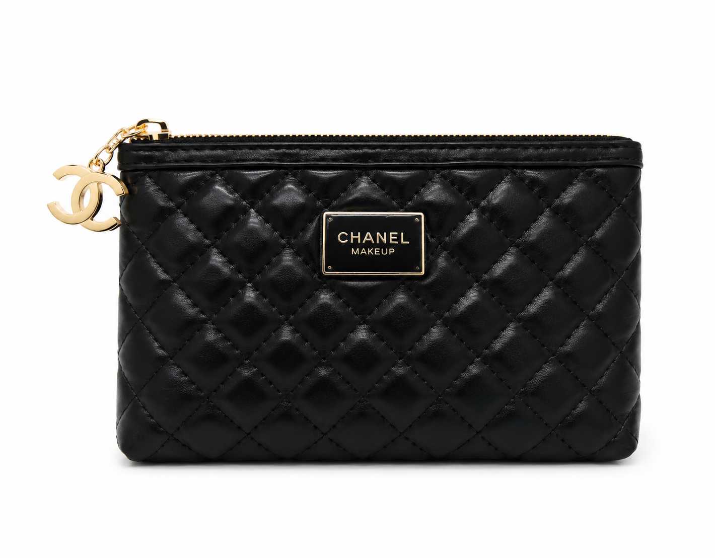 Chanel novelty make vip gift.cosmetic pouch black.GWP.