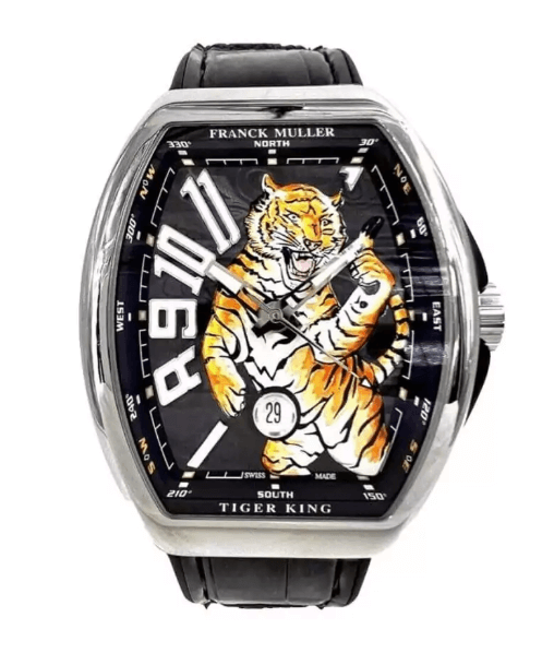 Franck Muller Franck Muller V 45 SC DT TIGER NR AC NR Vanguard Tiger King - Watches | Shop From The Mirage