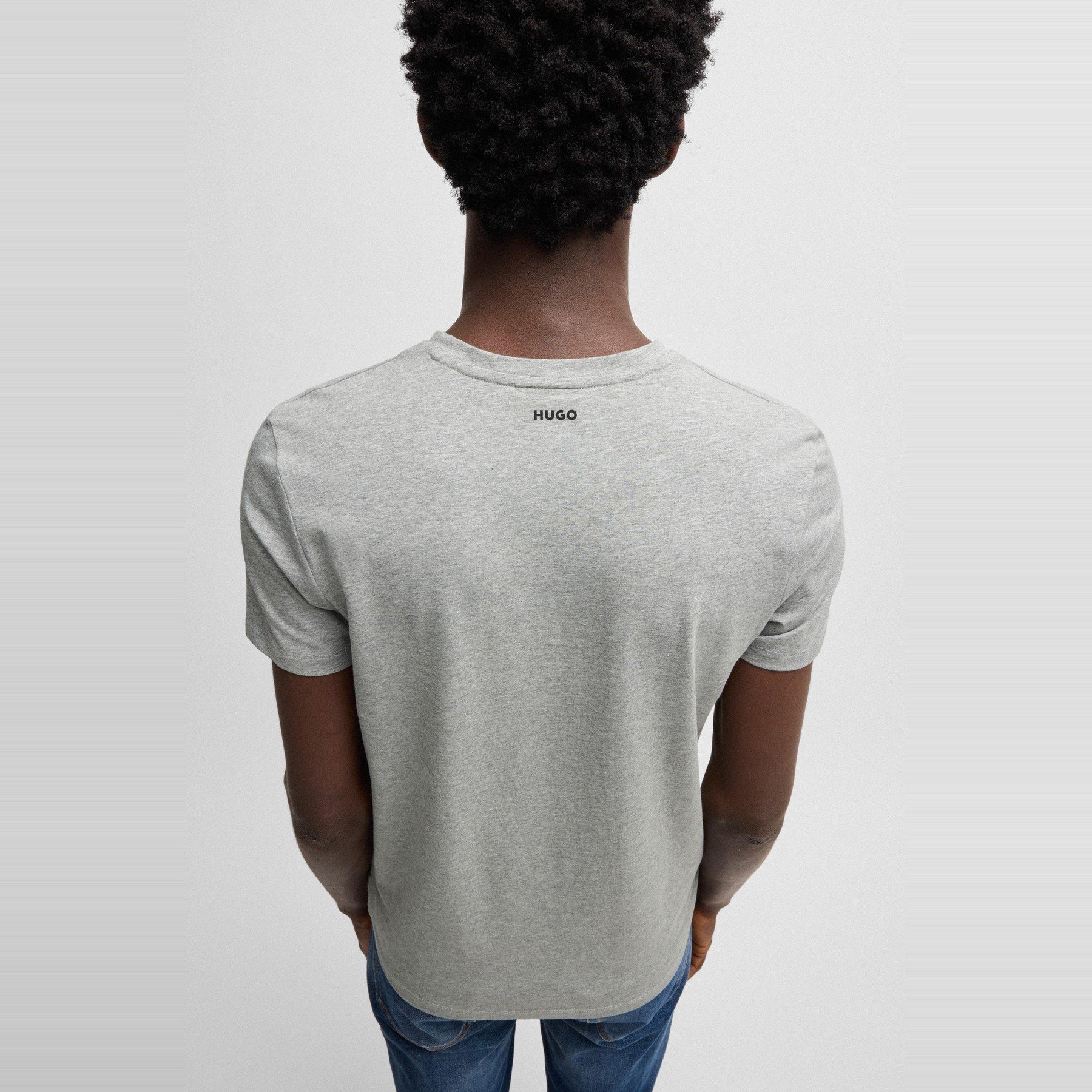 Hugo Short Sleeve V Neck T Shirt
