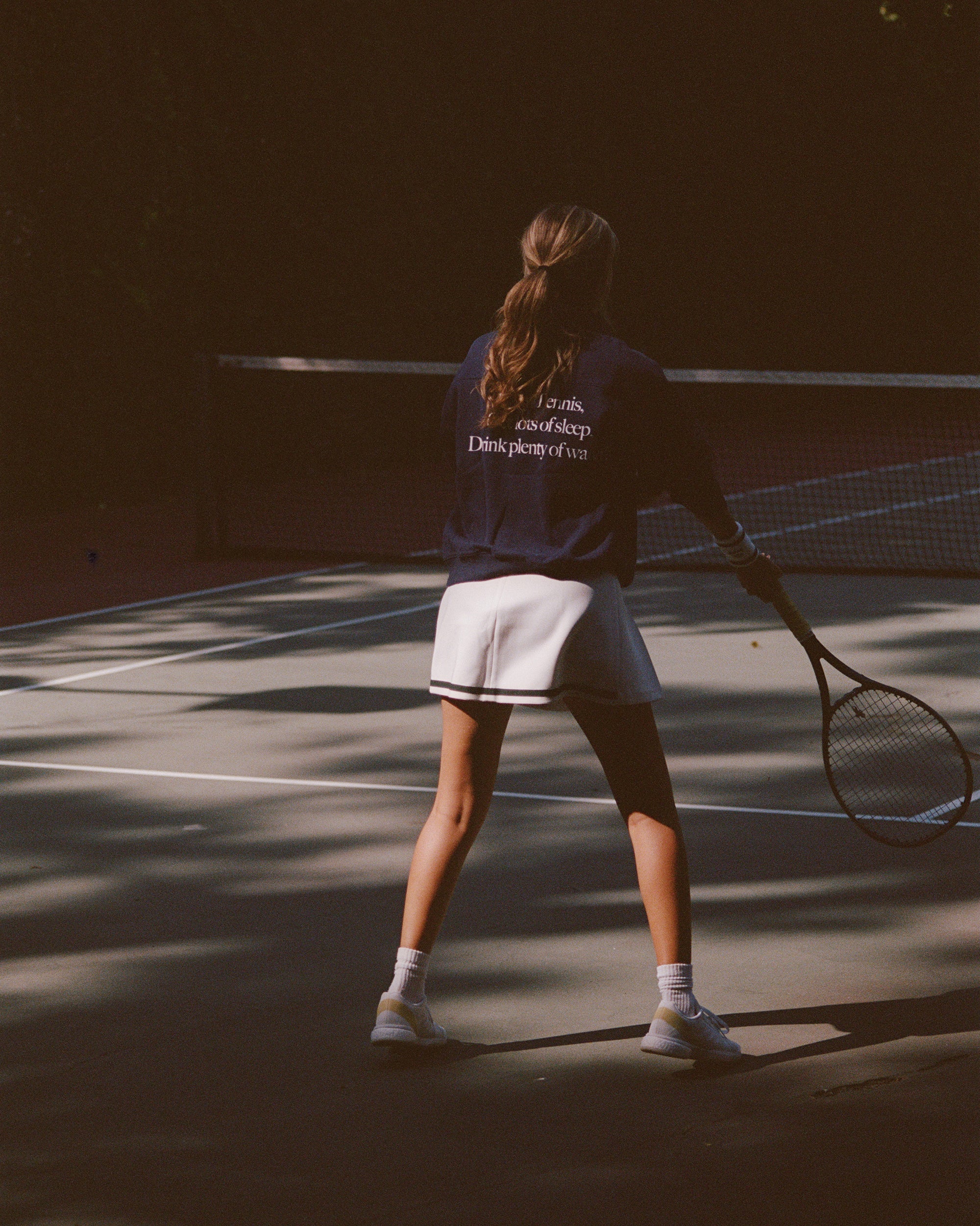 Serif Logo Mila Skirt - White/Forest