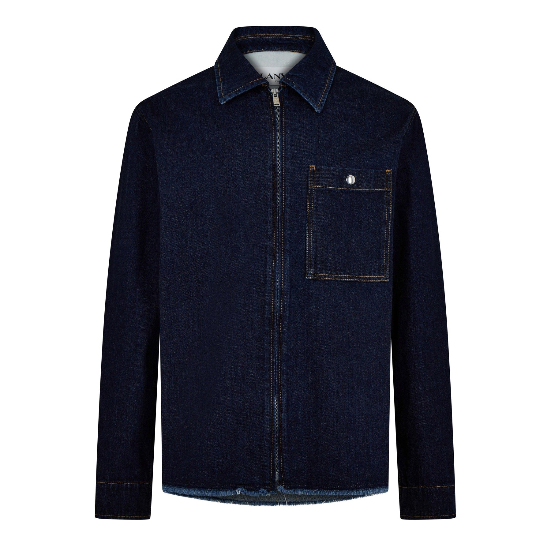 Zip Denim Shirt