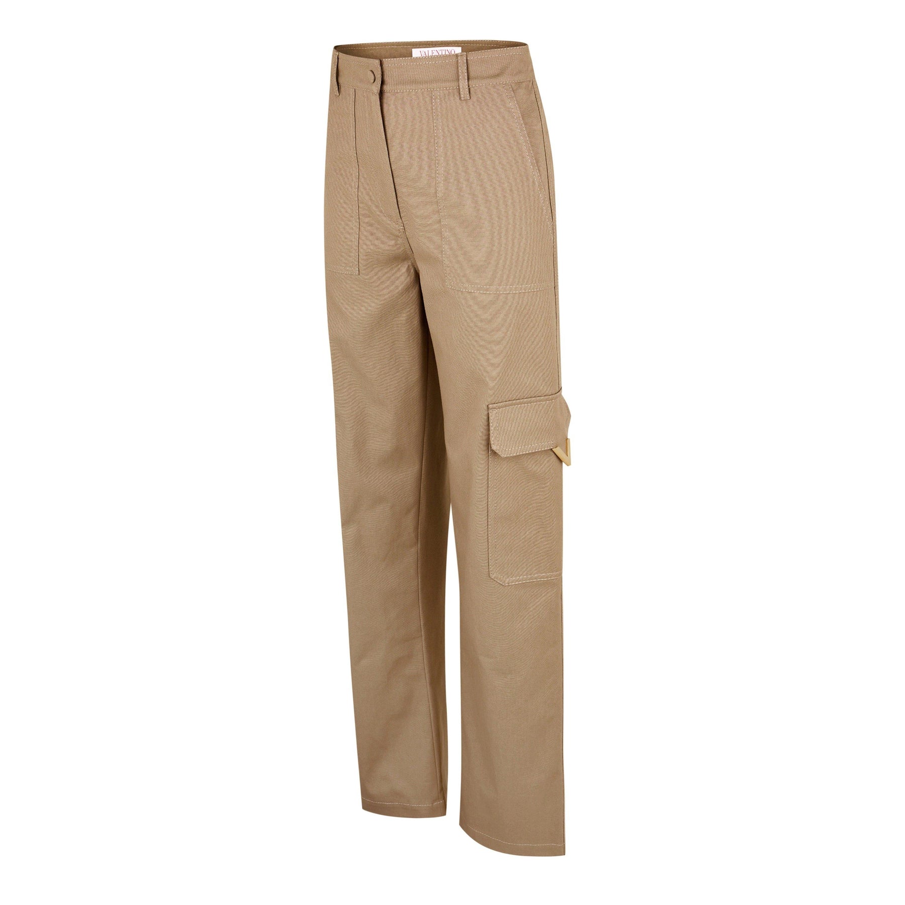 Stretch Canvas Cotton Pants