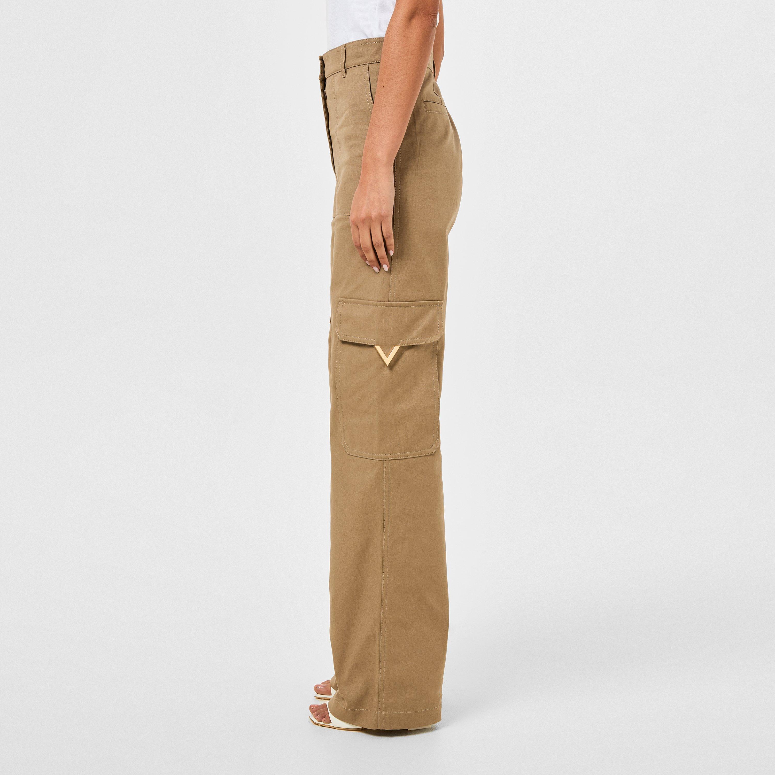 Stretch Canvas Cotton Pants