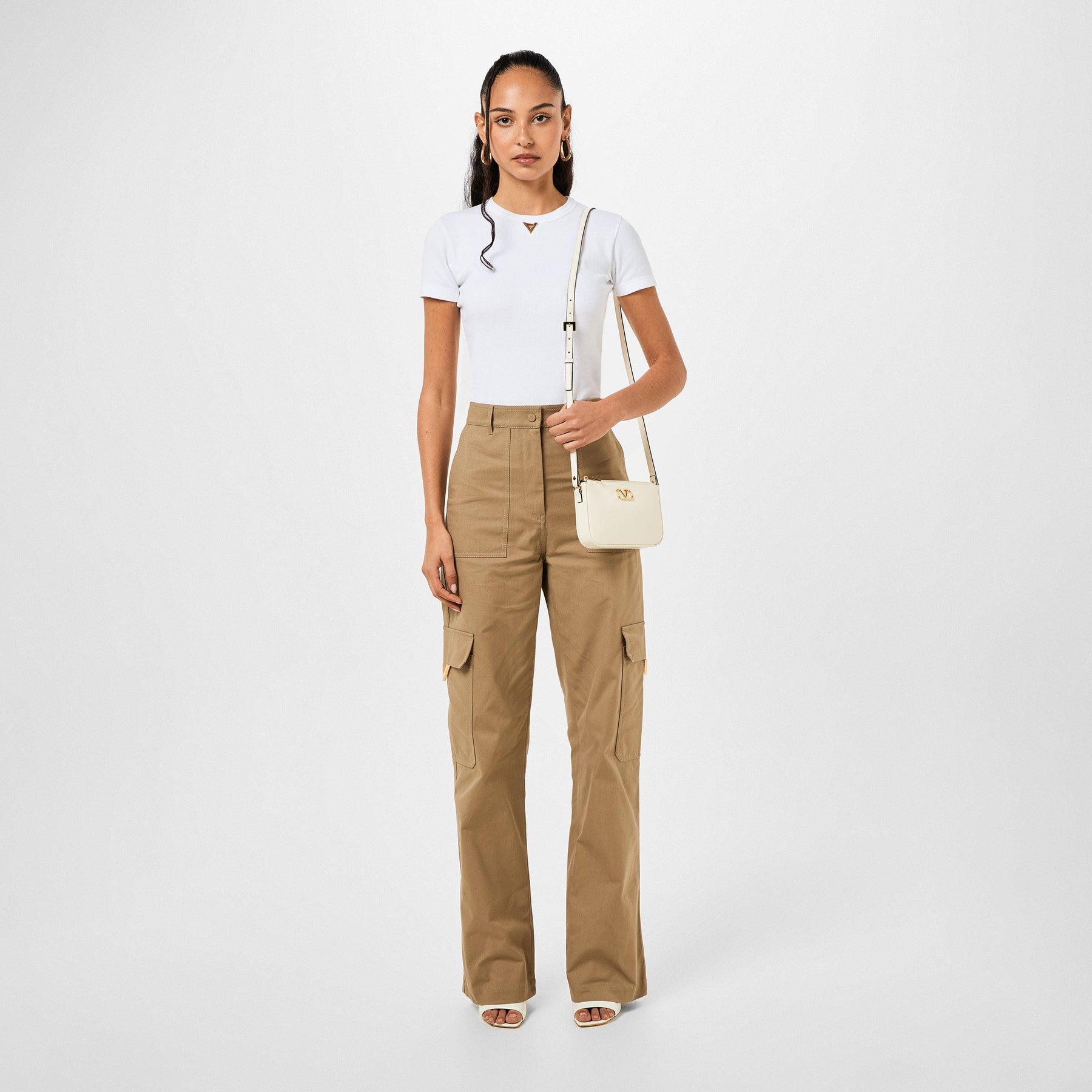 Stretch Canvas Cotton Pants