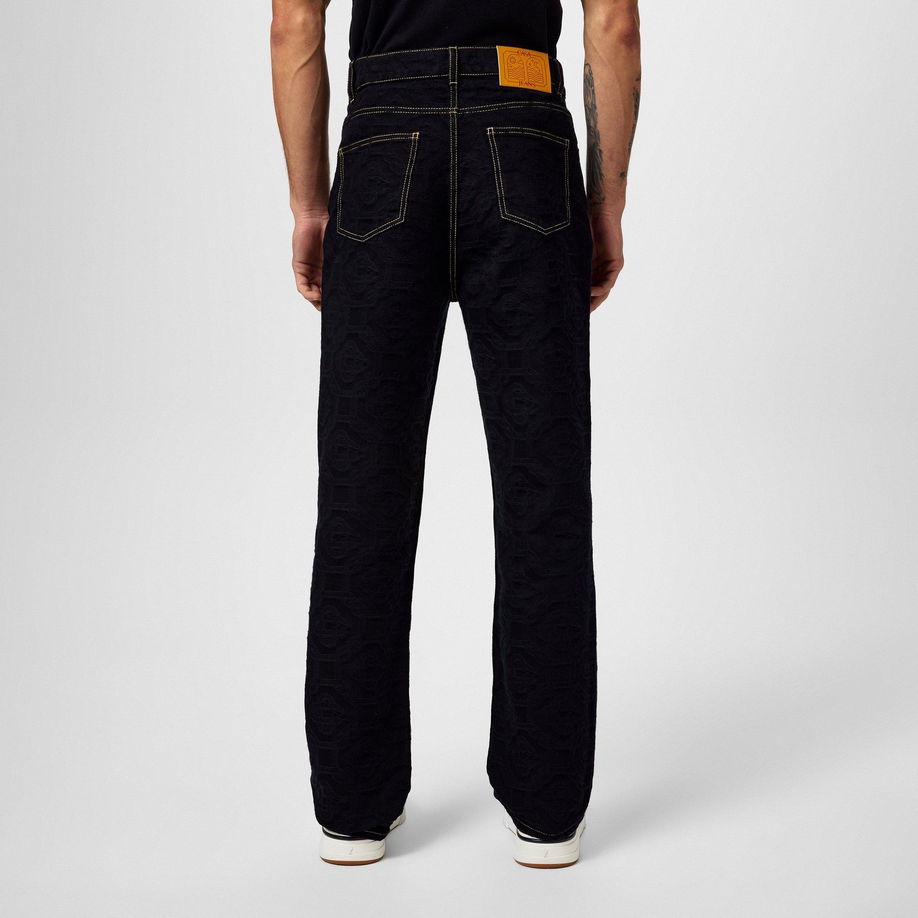 Jacquard Monogram Jeans