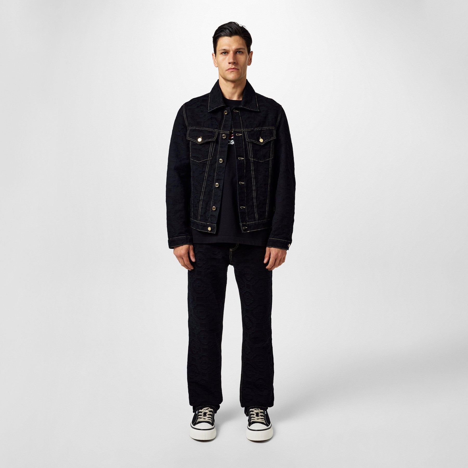 Jacquard Monogram Jeans