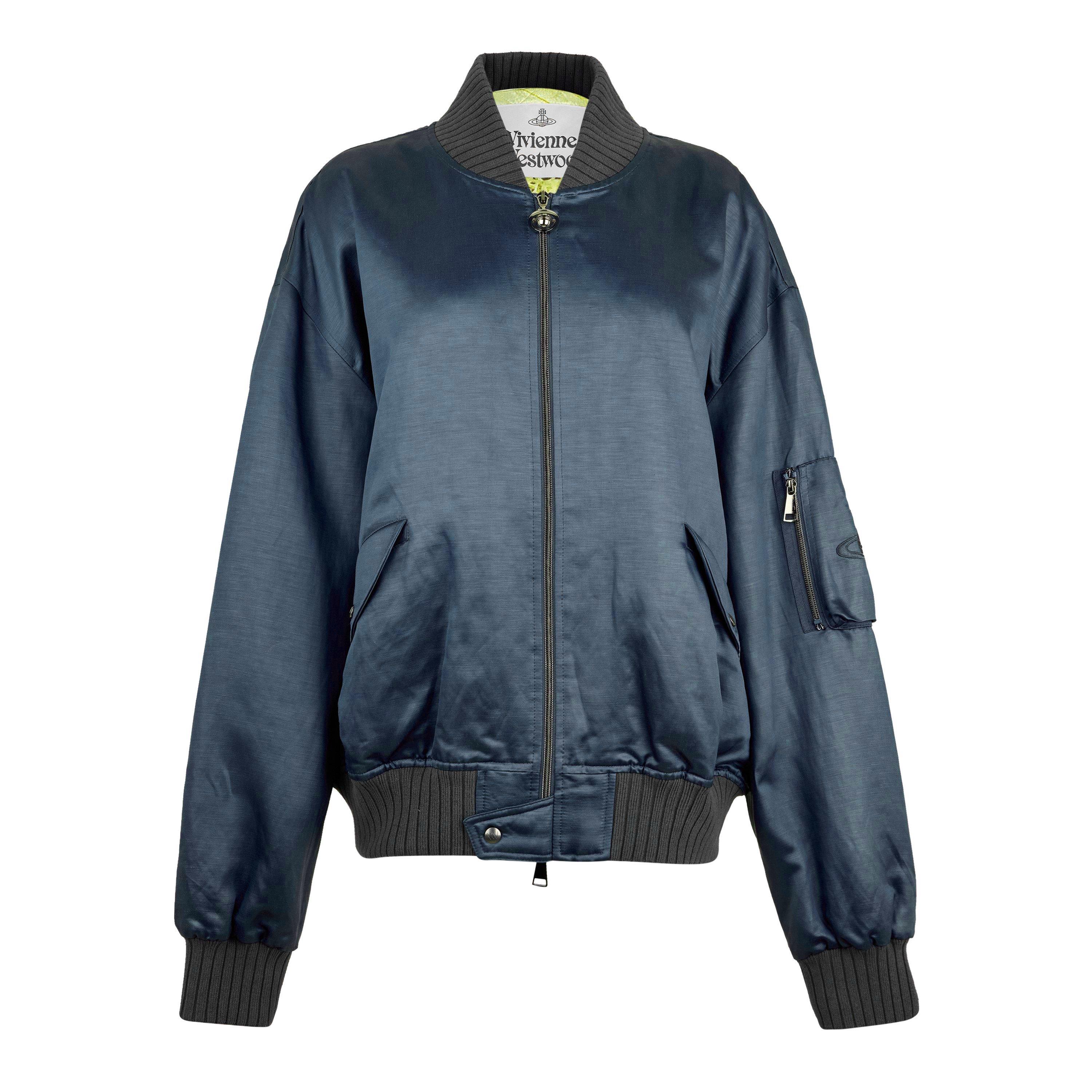 Linen Blend Long Sleeve Parka