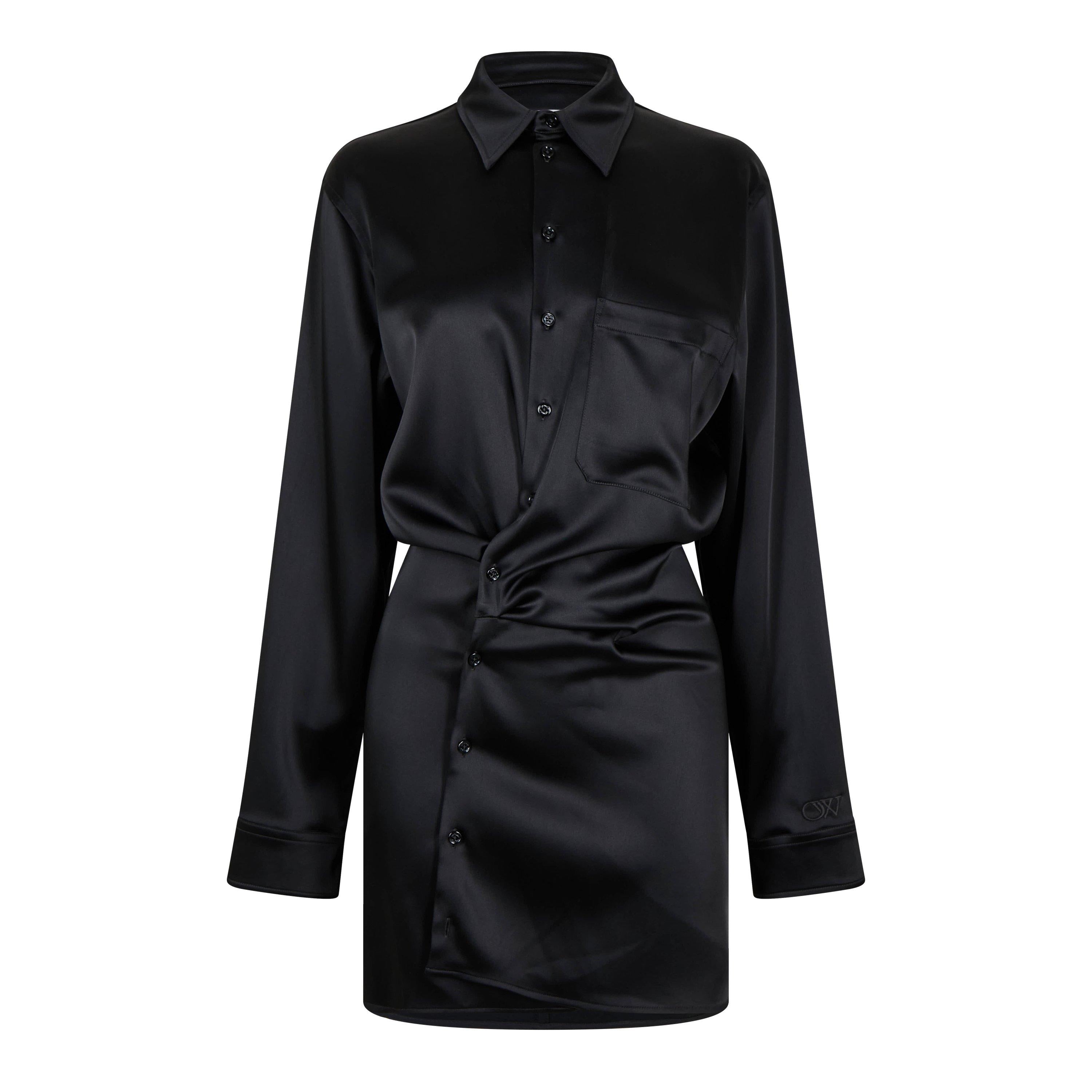 Asymmetric Ruched Mini Dress