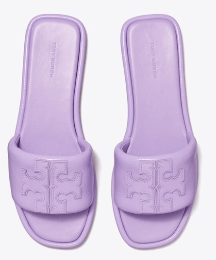 Tory Burch DOUBLE T SPORT SLIDE - Shoe size (US Sizing): 6.5 Slides | Shop From The Mirage