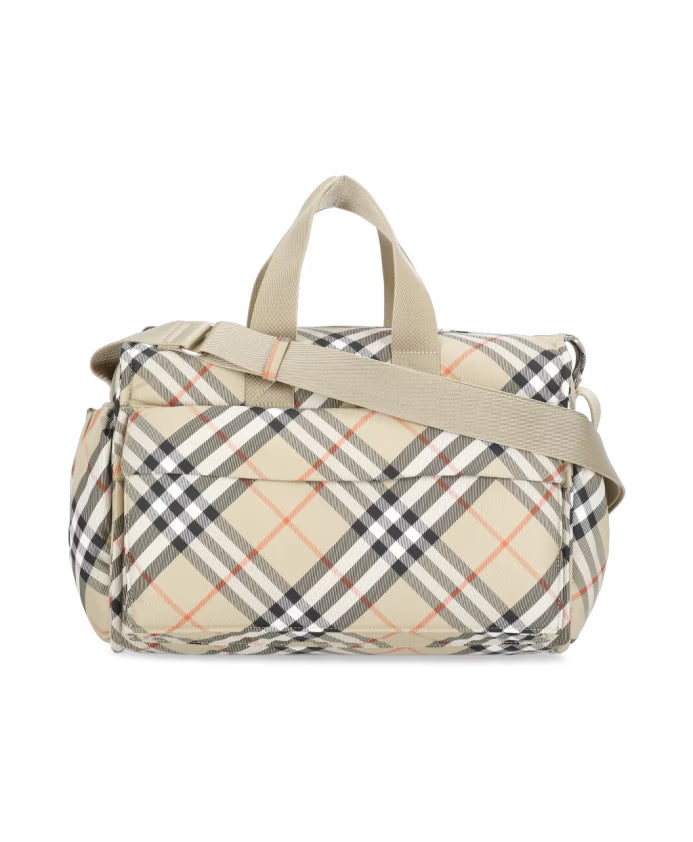 Duffel Bag Check Pattern