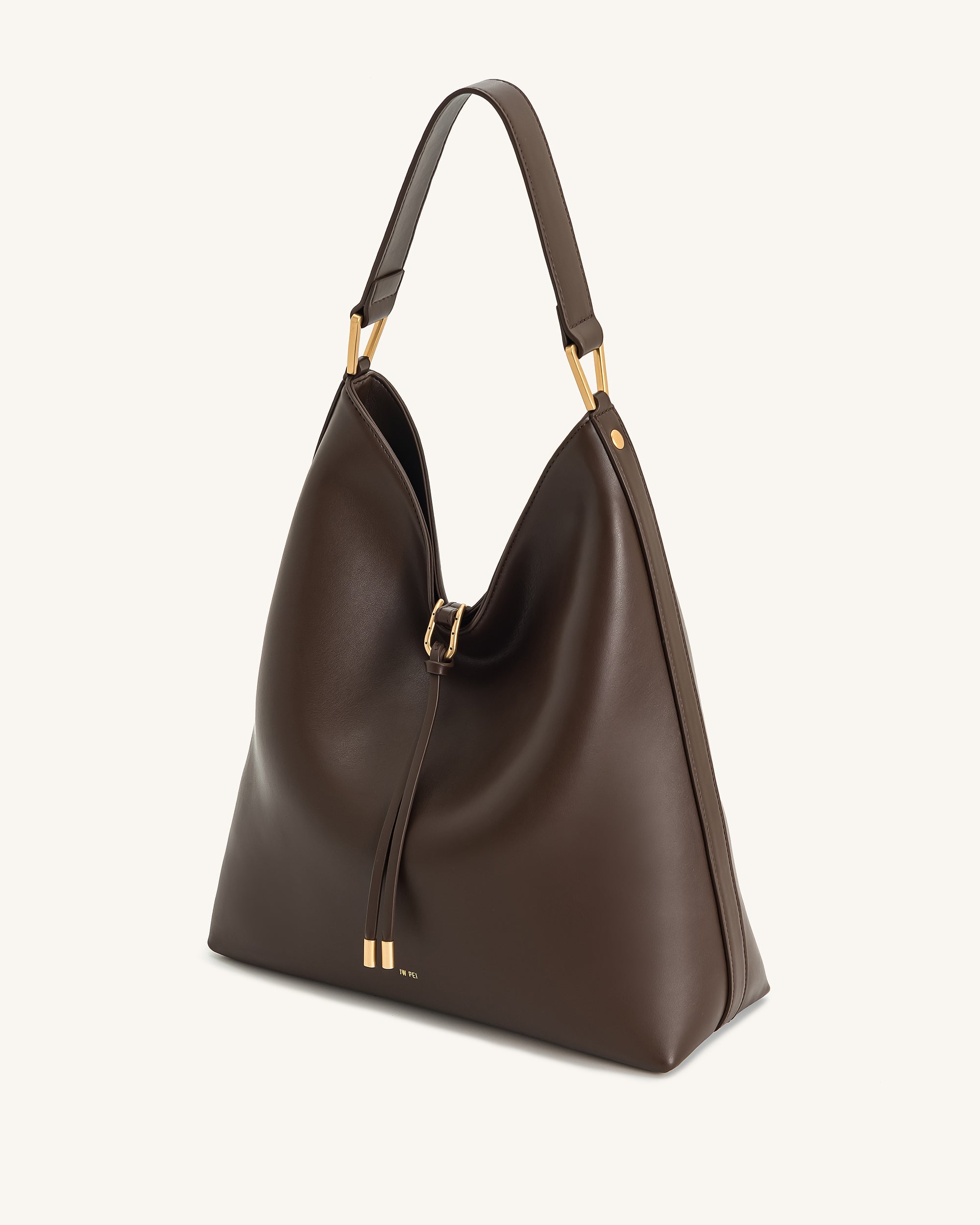 Aria Shoulder Bag - Brown Canvas
