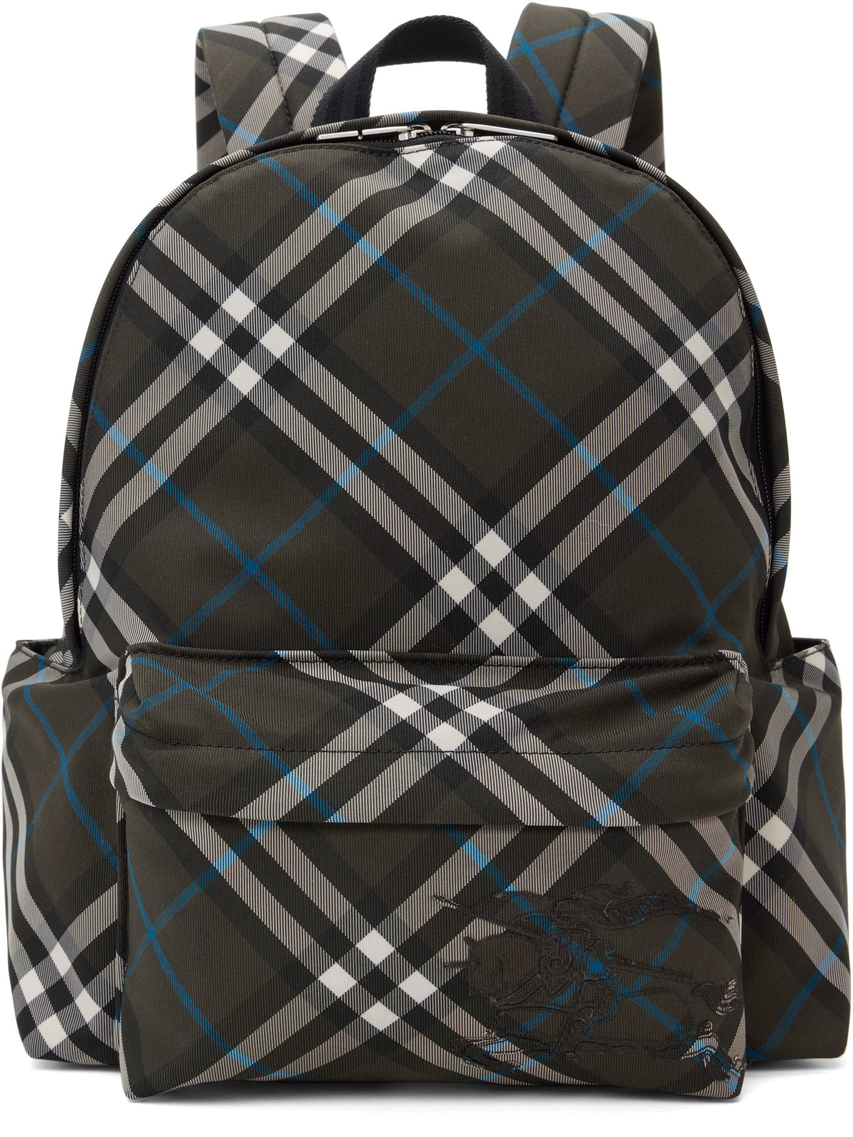 Burberry Gray Check Backpack