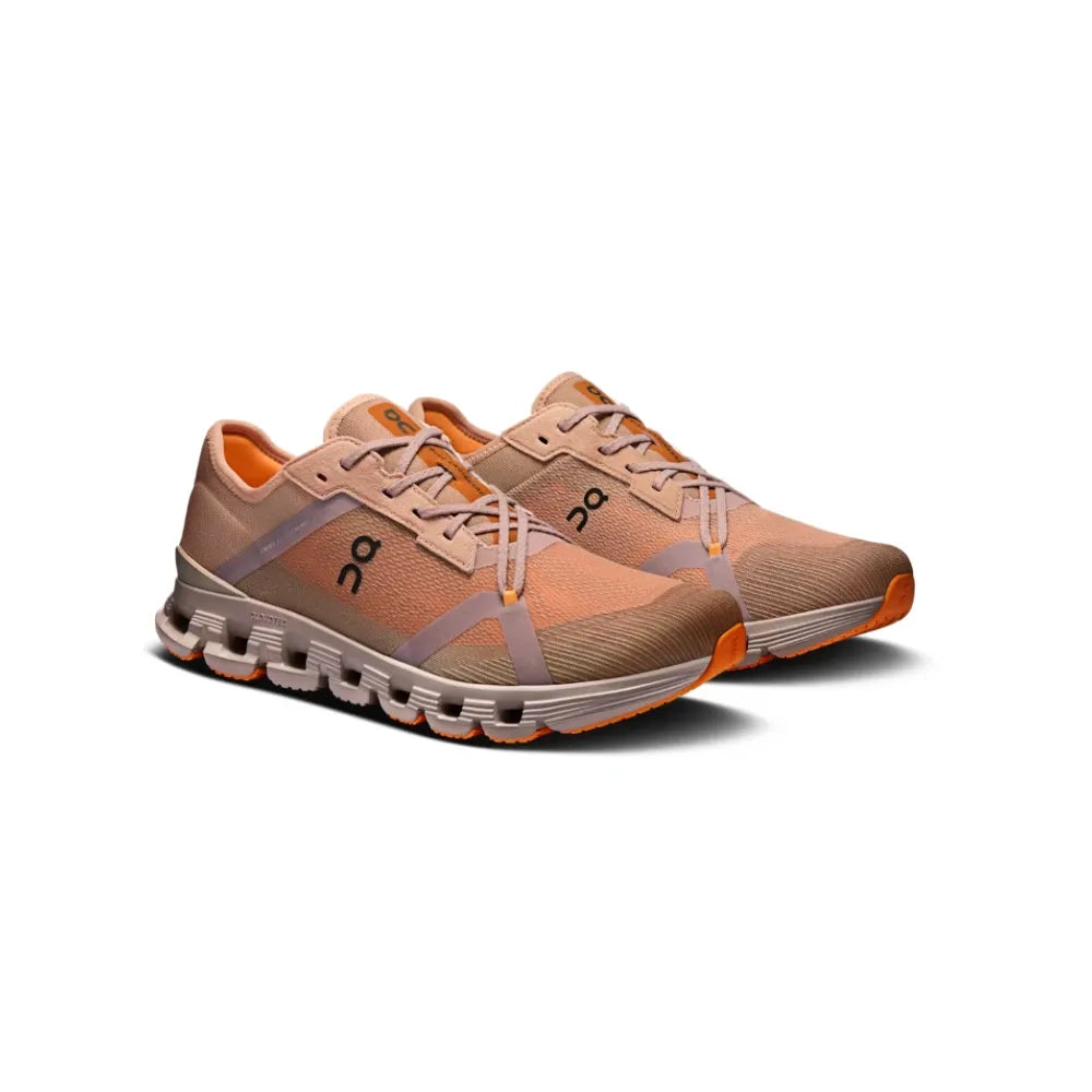 On Running Cloud X 4 AD Rosebrown | Tangerine