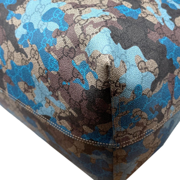 Camouflage Large GG Supreme Canvas Tote Bag