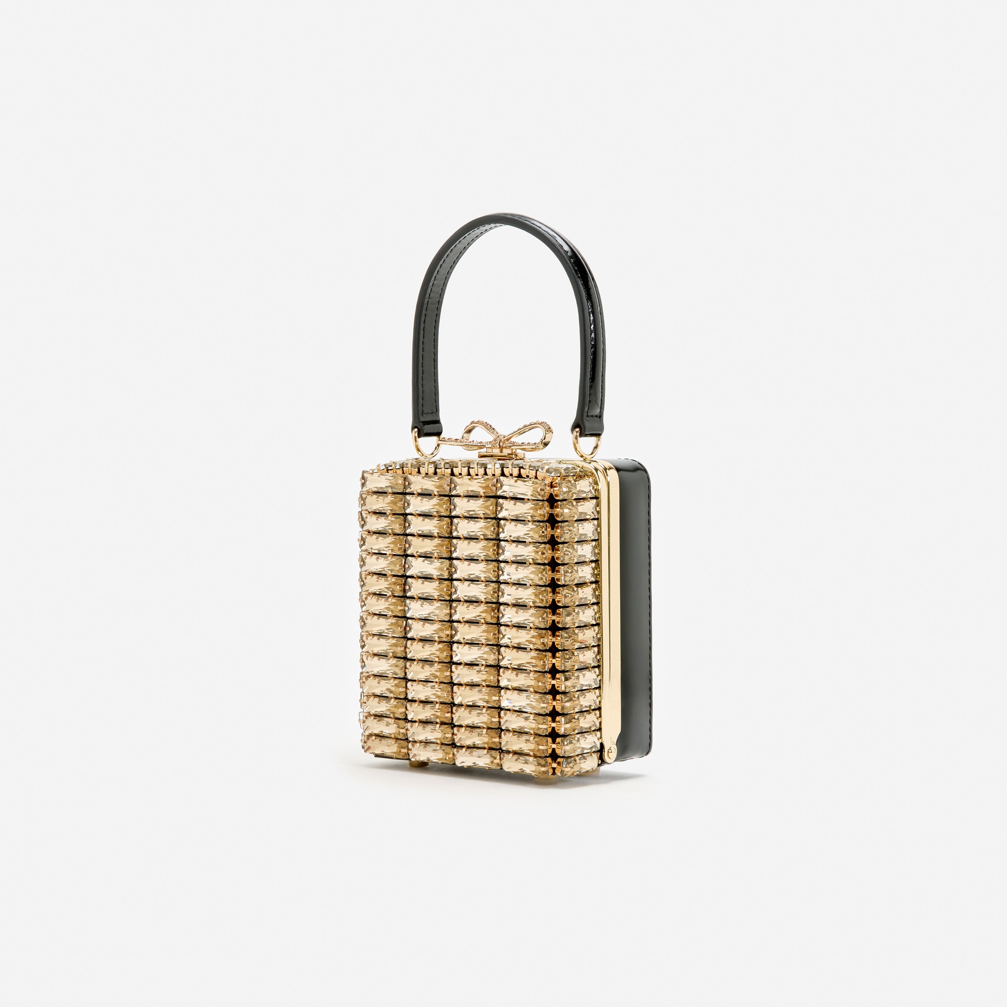 Gold Crystal Micro Bag