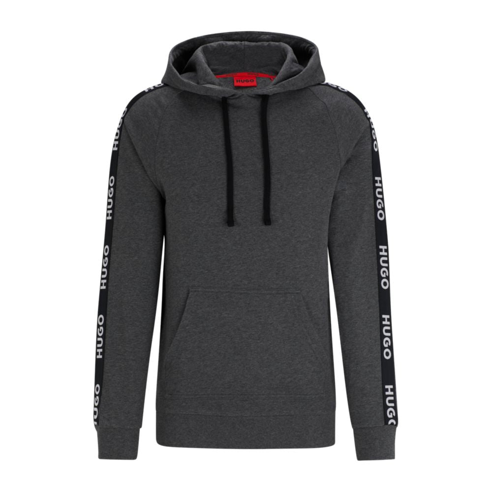 Hugo Boss relaxed-fit hoodie with logo tape - Size: S Hoodies | Shop From The Mirage