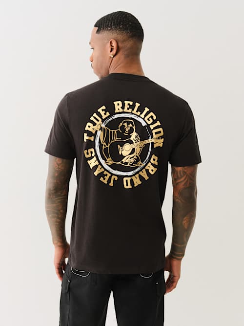 METALLIC TRUE LOGO TEE