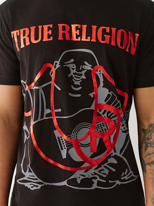 REGISTERED HORSESHOE METALLIC BUDDHA TEE