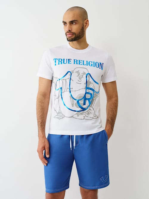 REGISTERED HORSESHOE METALLIC BUDDHA TEE
