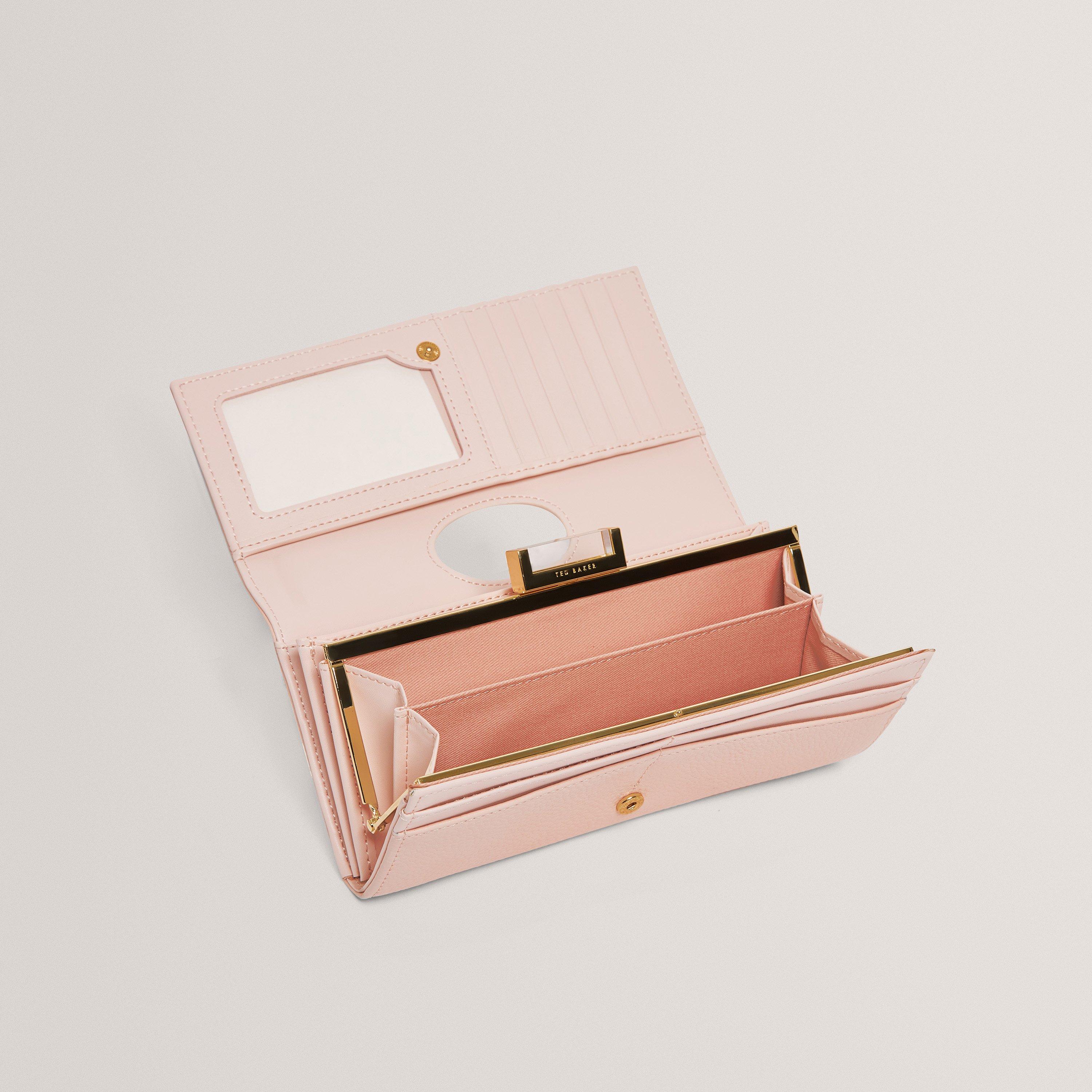 Leather Josiey Crystal Top Purse