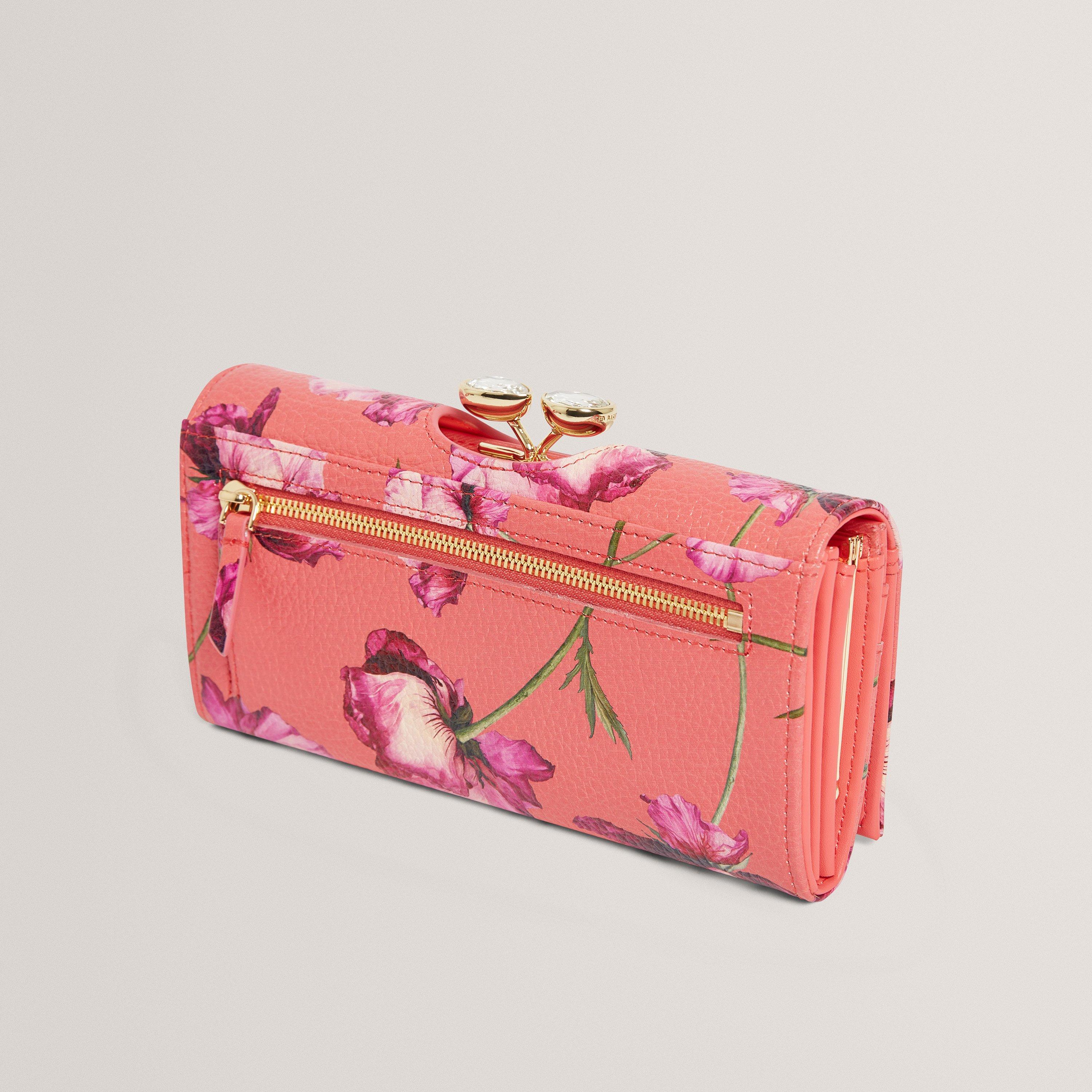 Leather Josiey Crystal Top Purse