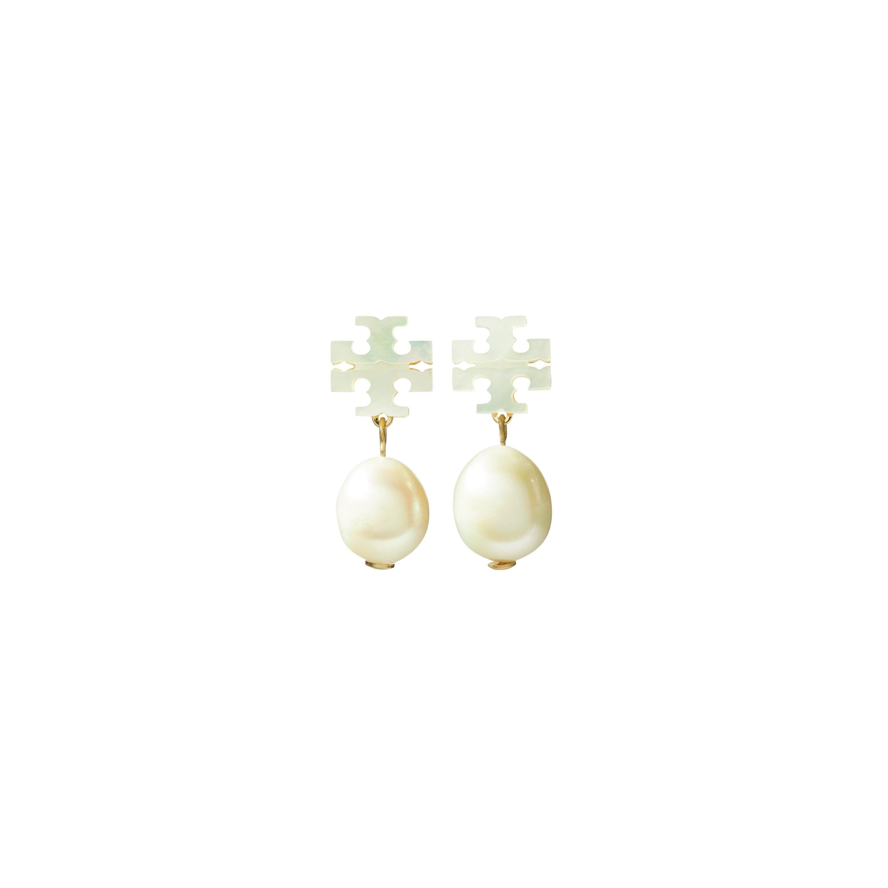 Kira Mother of Pearl Drop Earrings