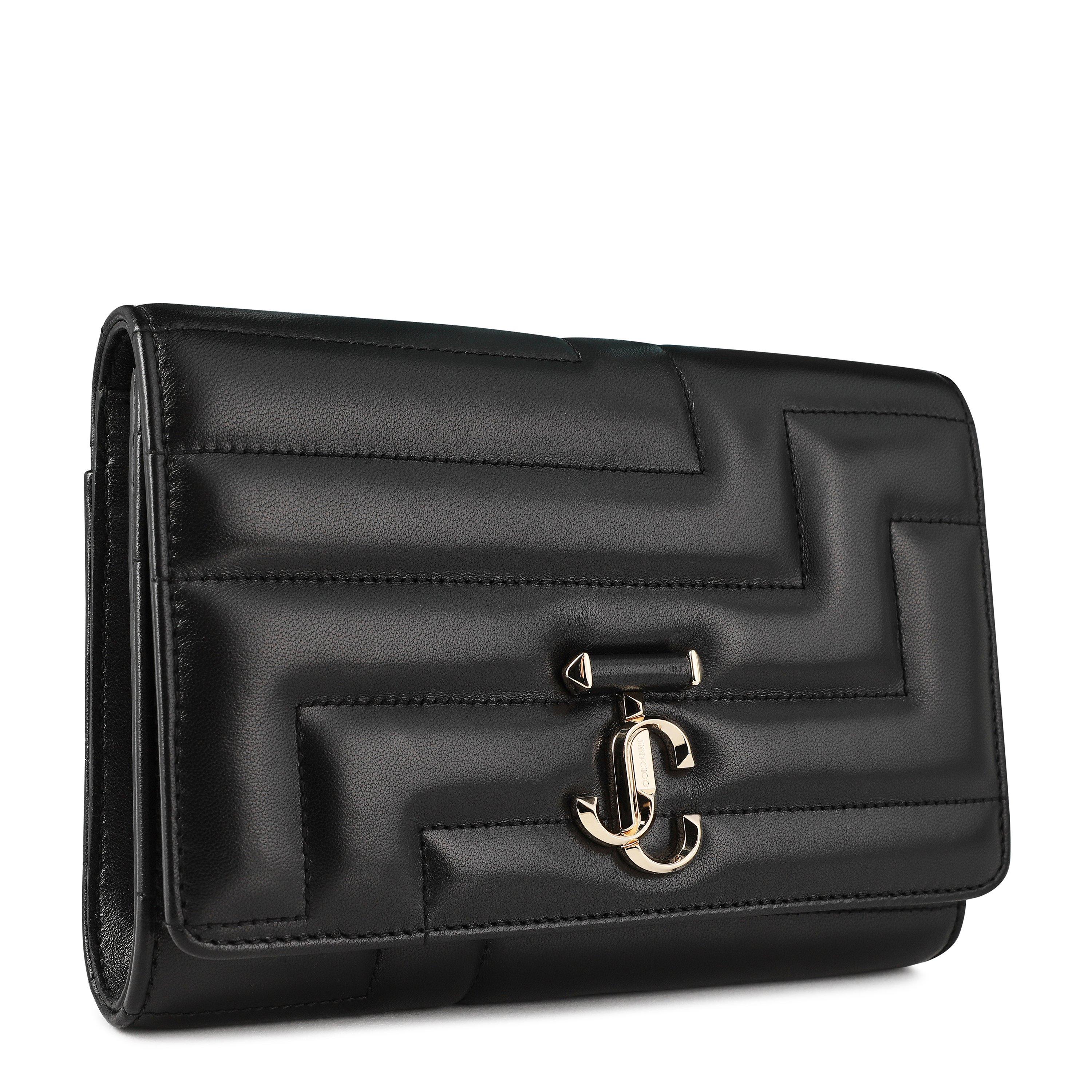 Embellished Leather Avenue Clutch Bag