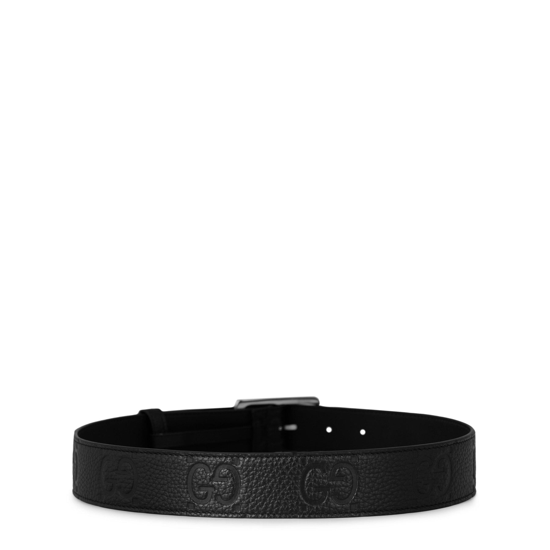 GG Rubber Effect Leather Belt