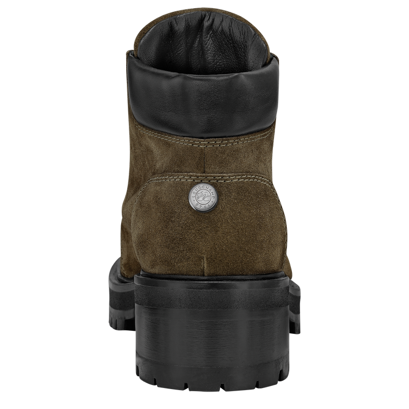 La Baroudeuse Low Boots Olive - Leather