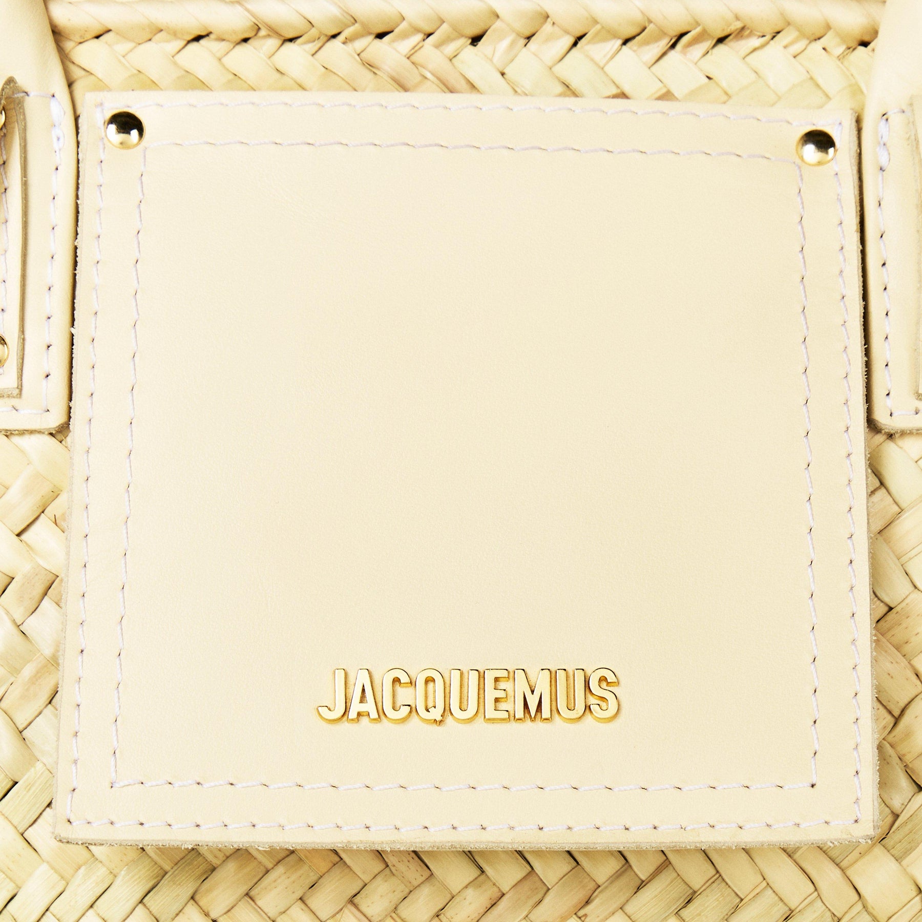 Women's Textured Palm Leaf Le Panier Soli Tote Bag