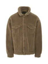 Fleece Oversized Jacket in Dune