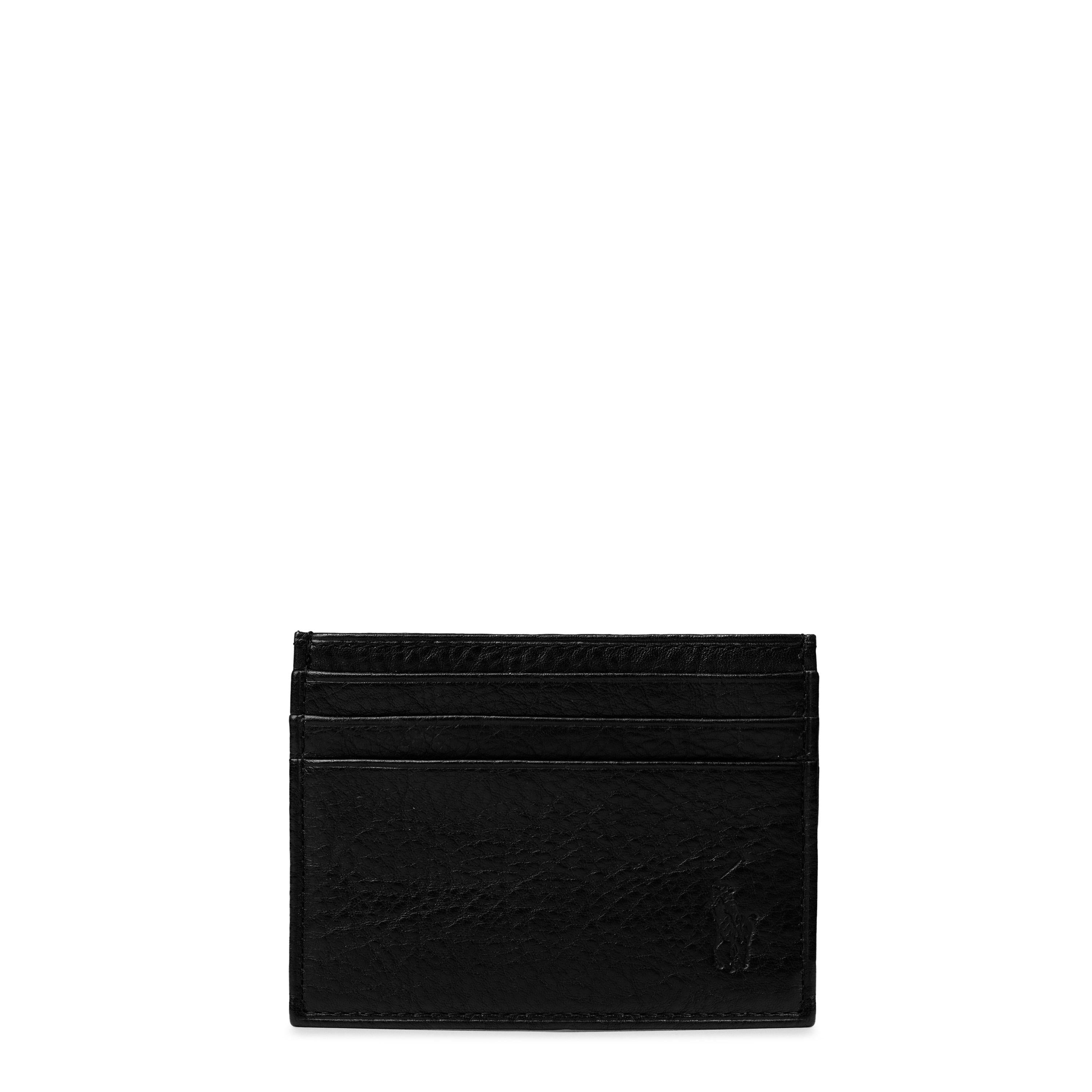 Mens Pebble Leather Card Holder