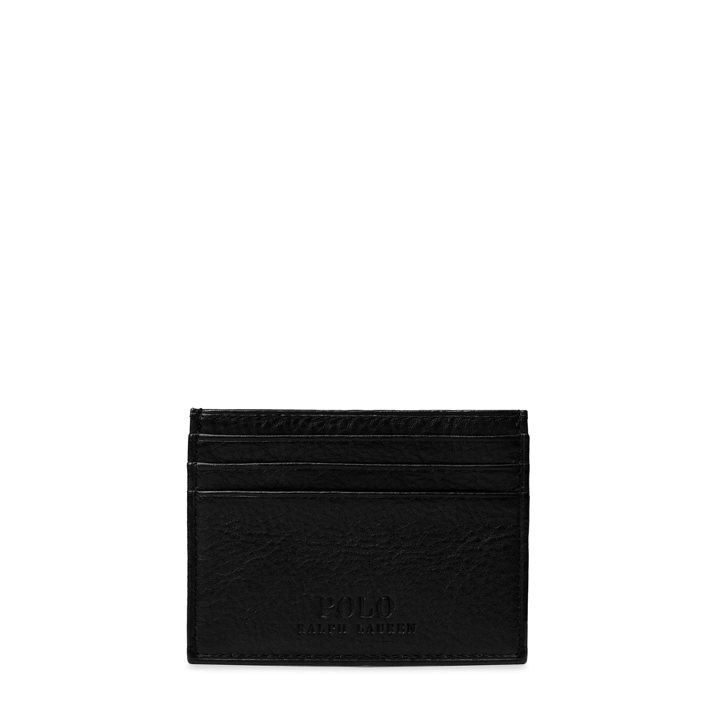Mens Pebble Leather Card Holder