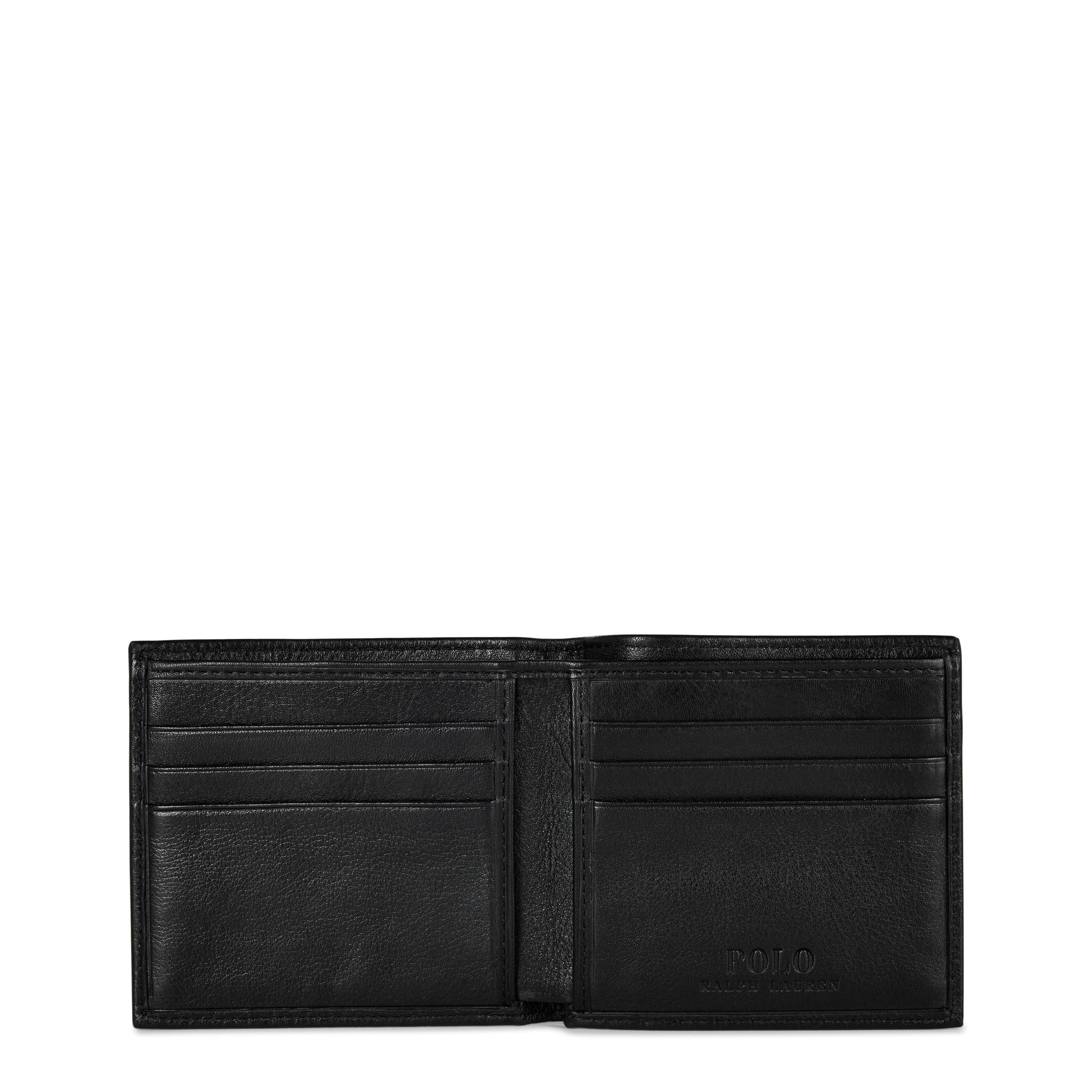 Mens Pebble Leather Billfold Wallet