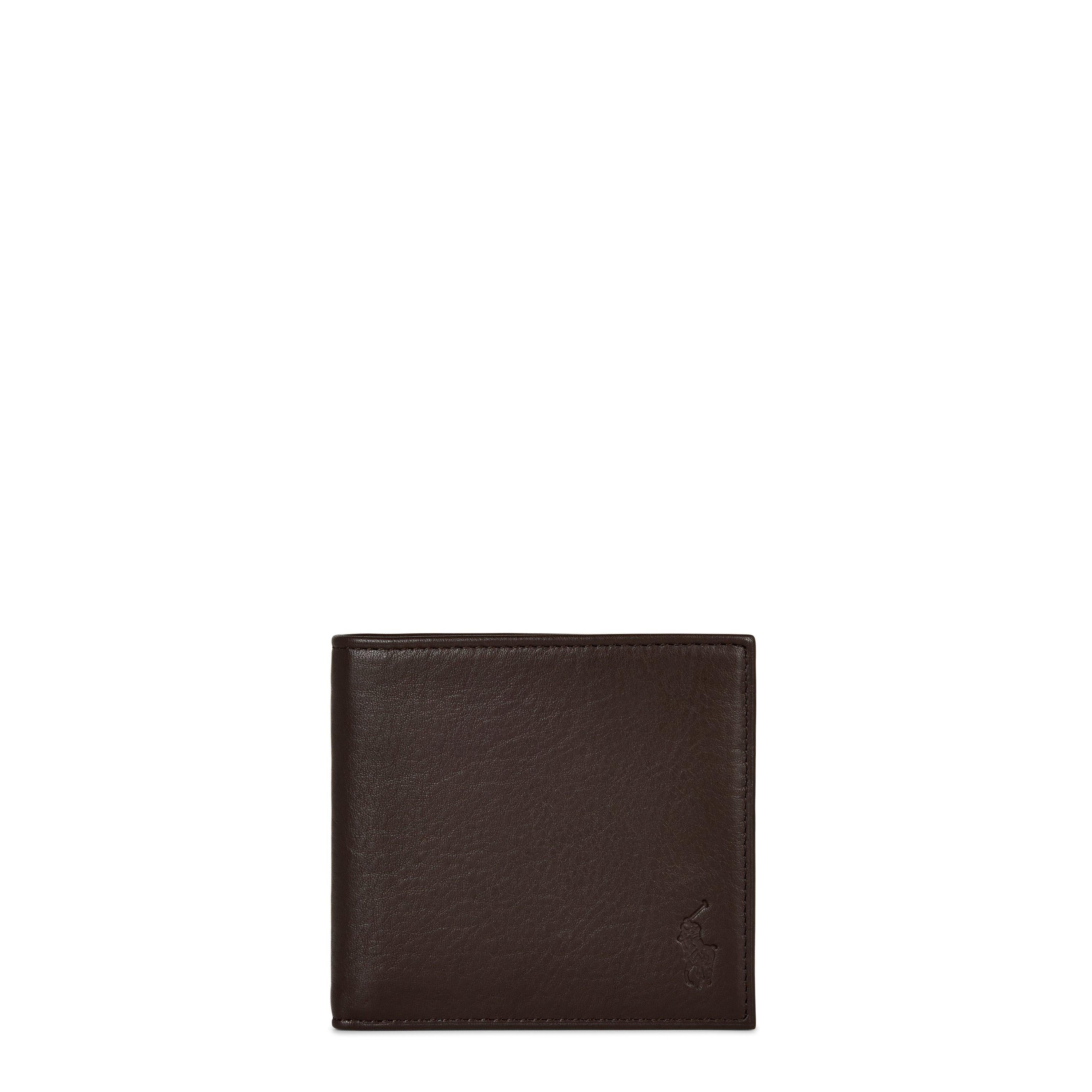 Mens Pebble Leather Billfold Wallet