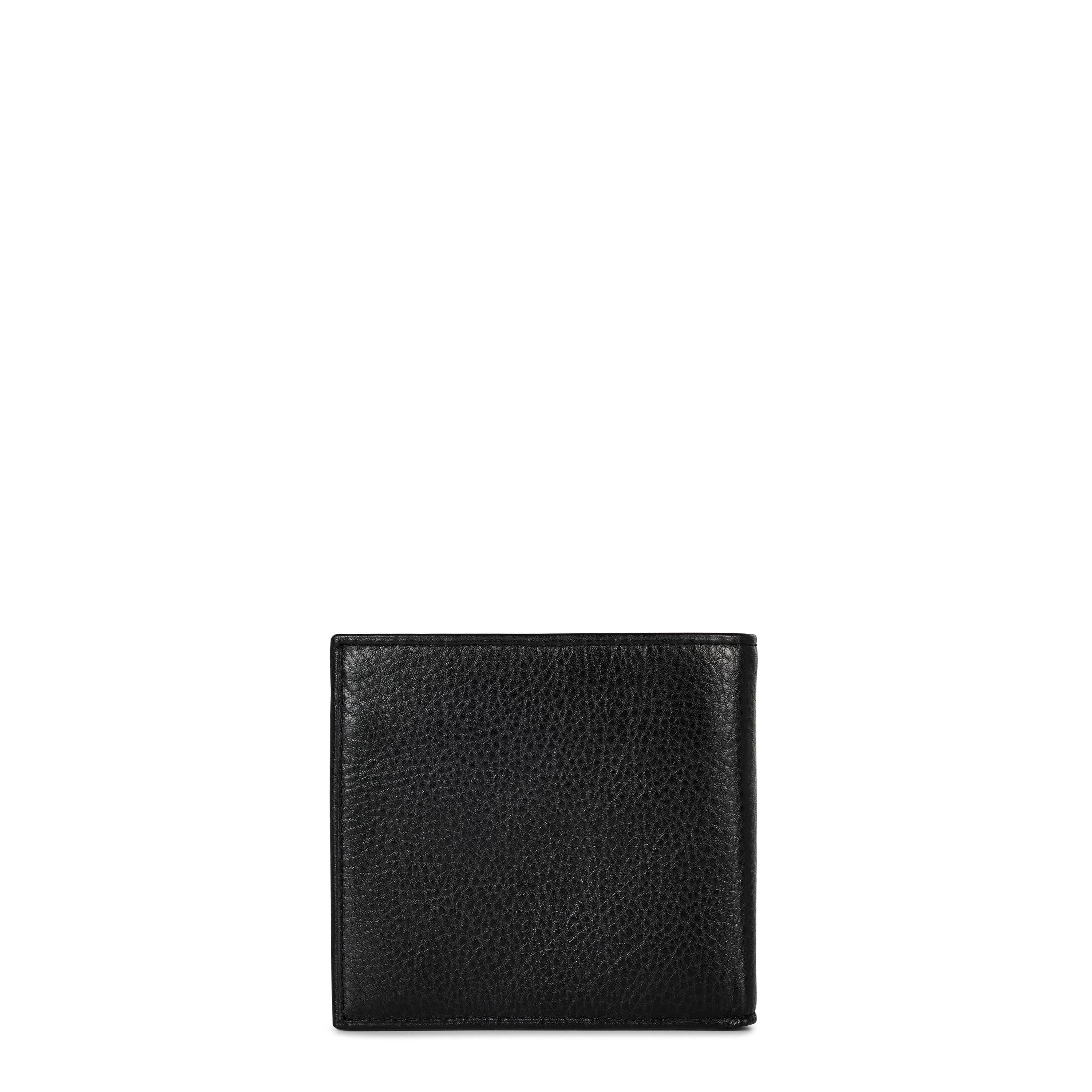 Mens Pebble Leather Billfold Coin Wallet