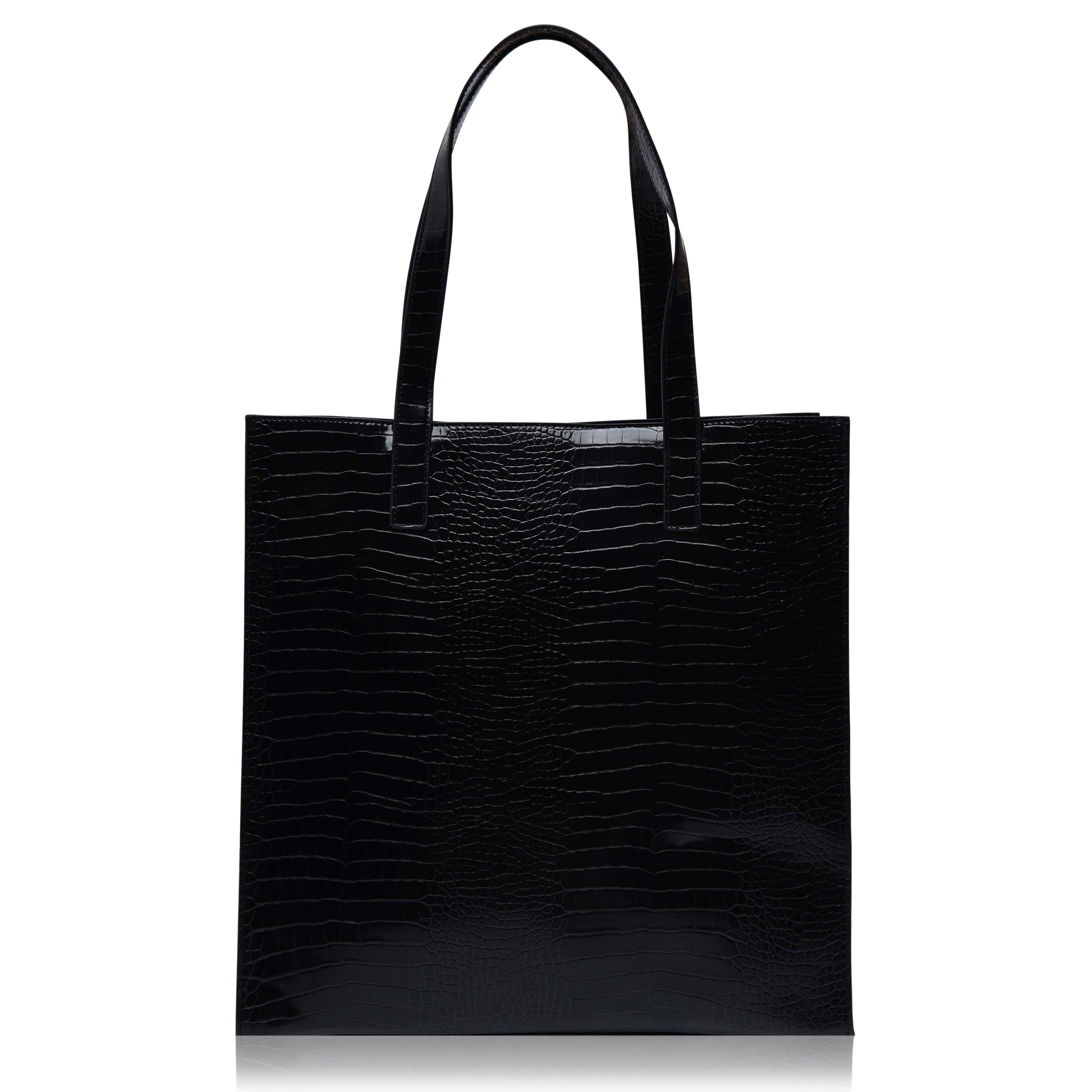 Ted Baker Croc Textured Icon Tote Bag