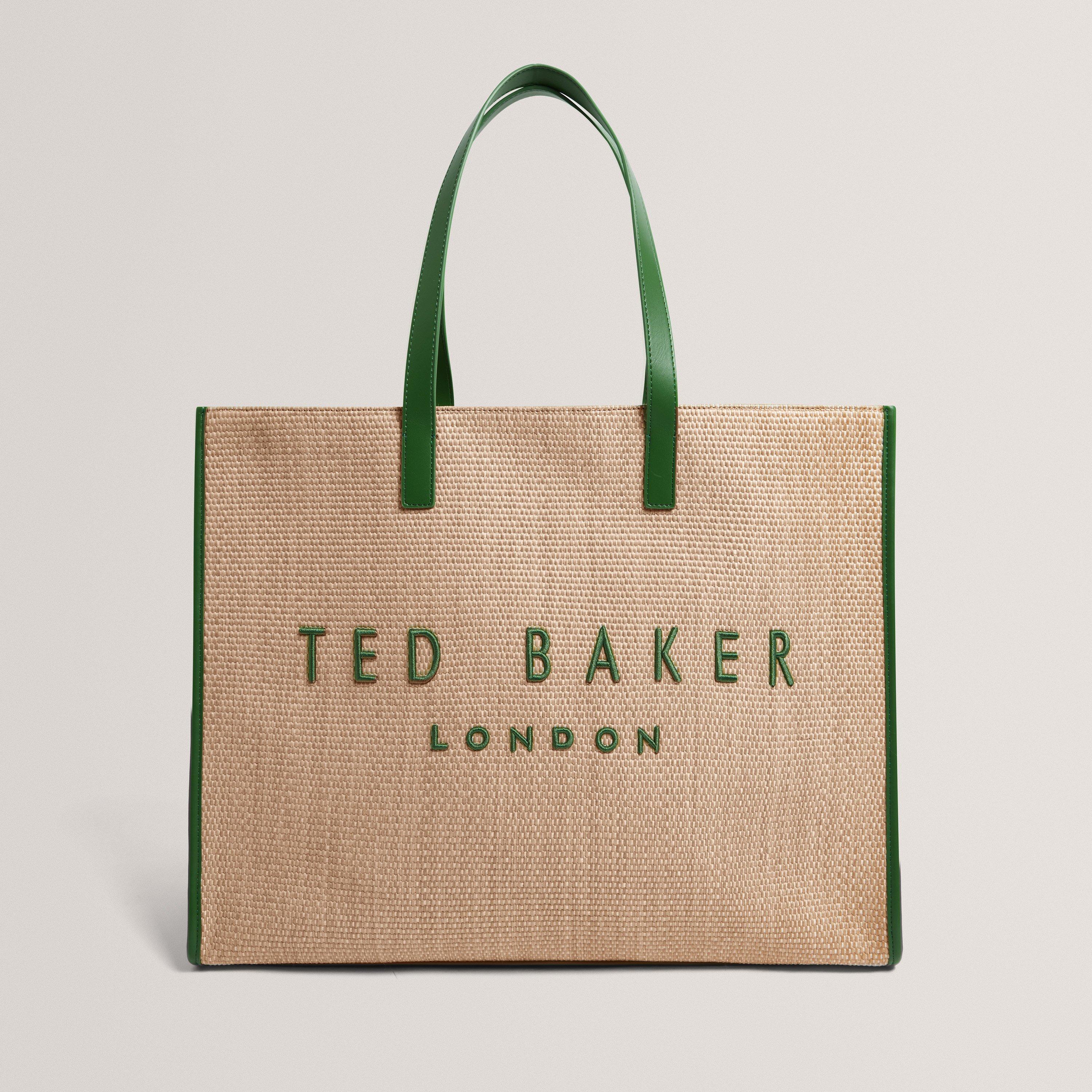 Ted Baker Raffia Large Icon Bag
