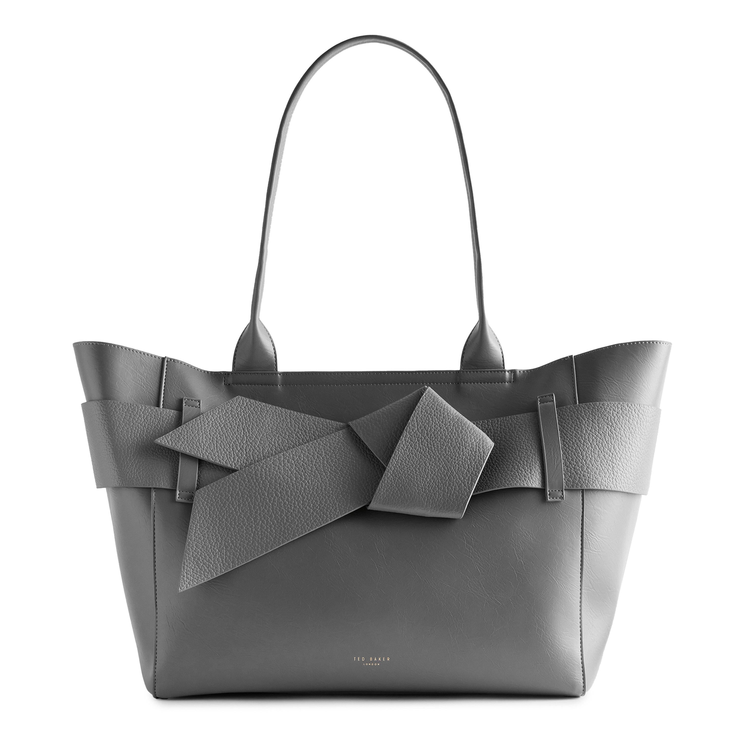 Ted Baker Knot Bow Faux Leather Large Shopper Bag