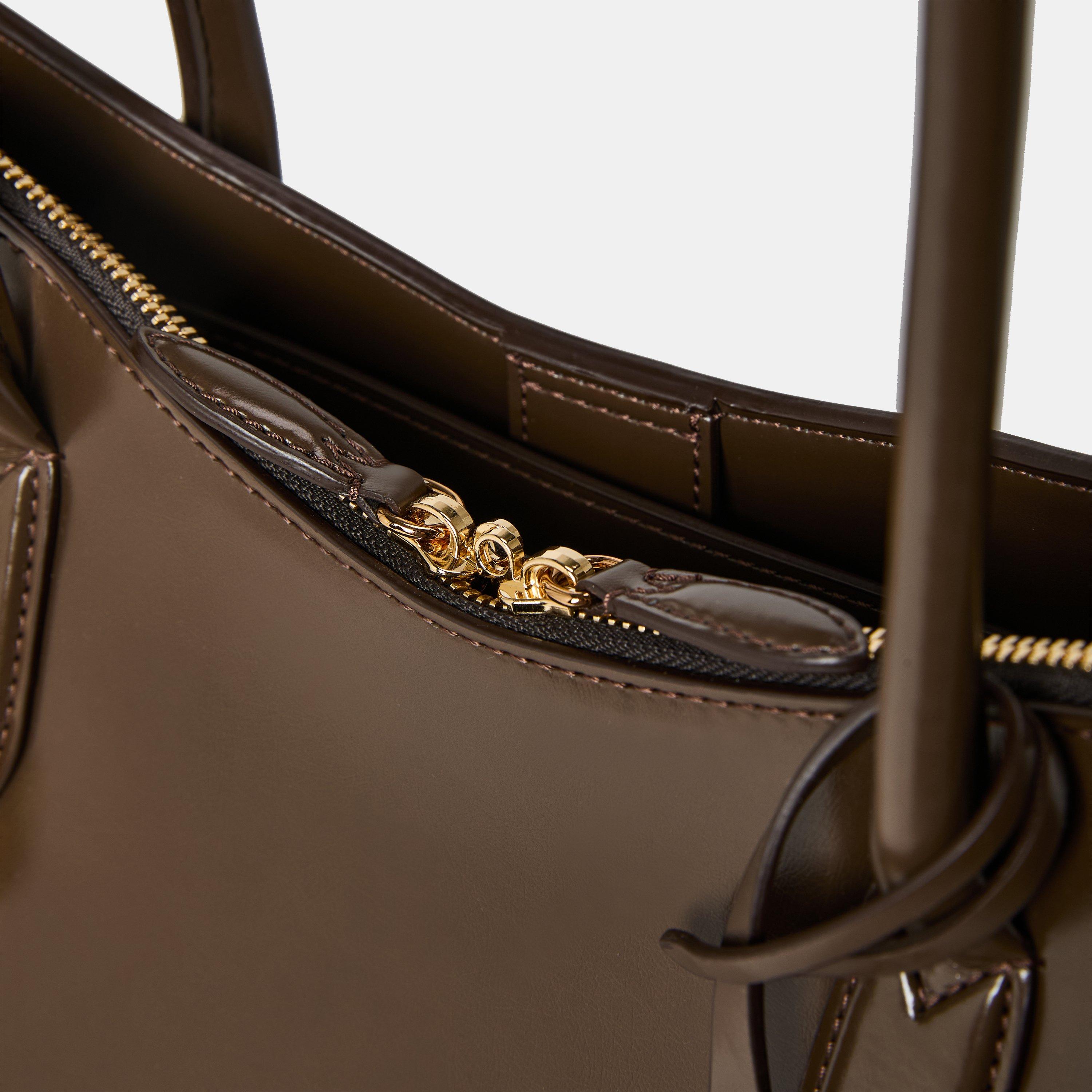 Shiny Ryder Top Handle Bag