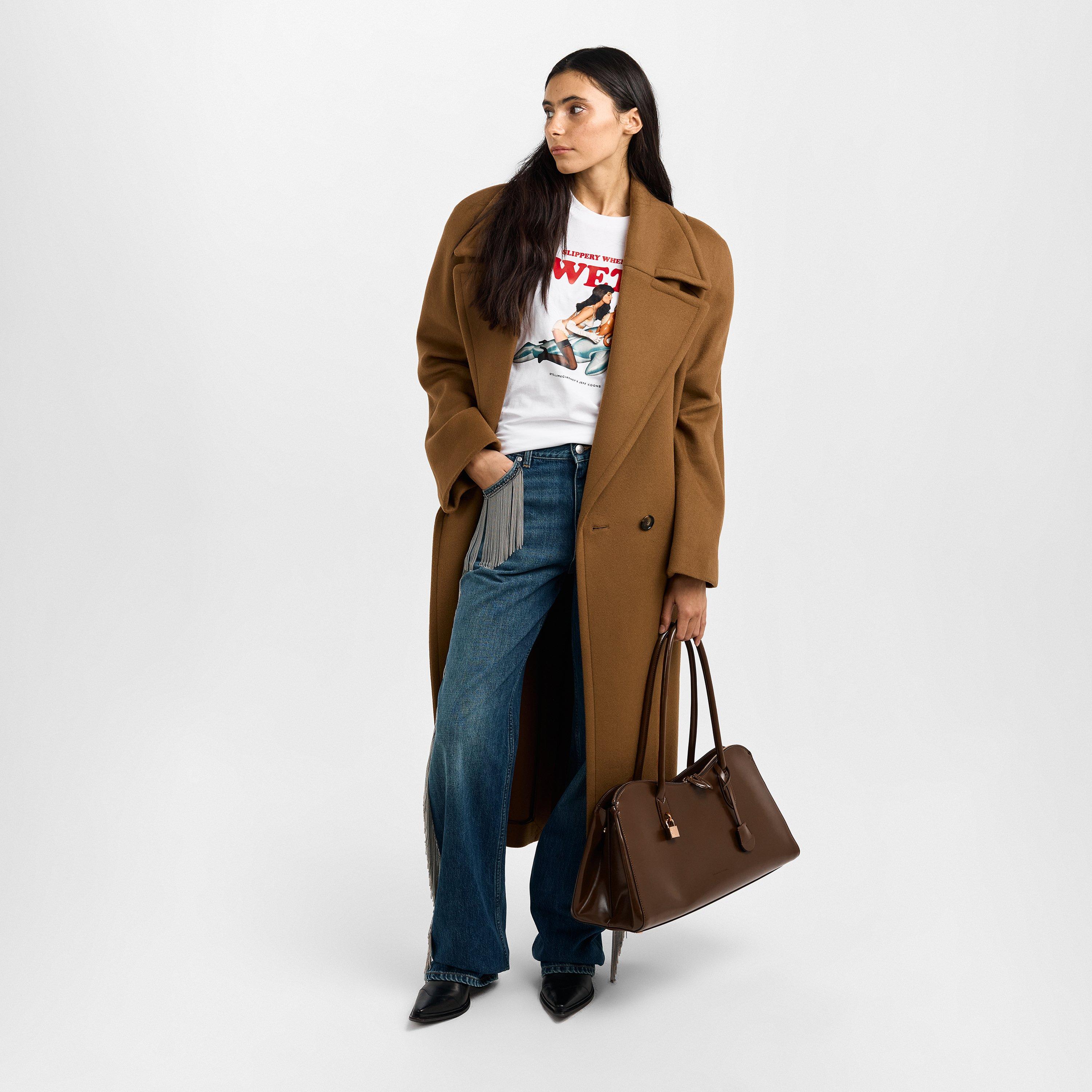 Shiny Ryder Top Handle Bag