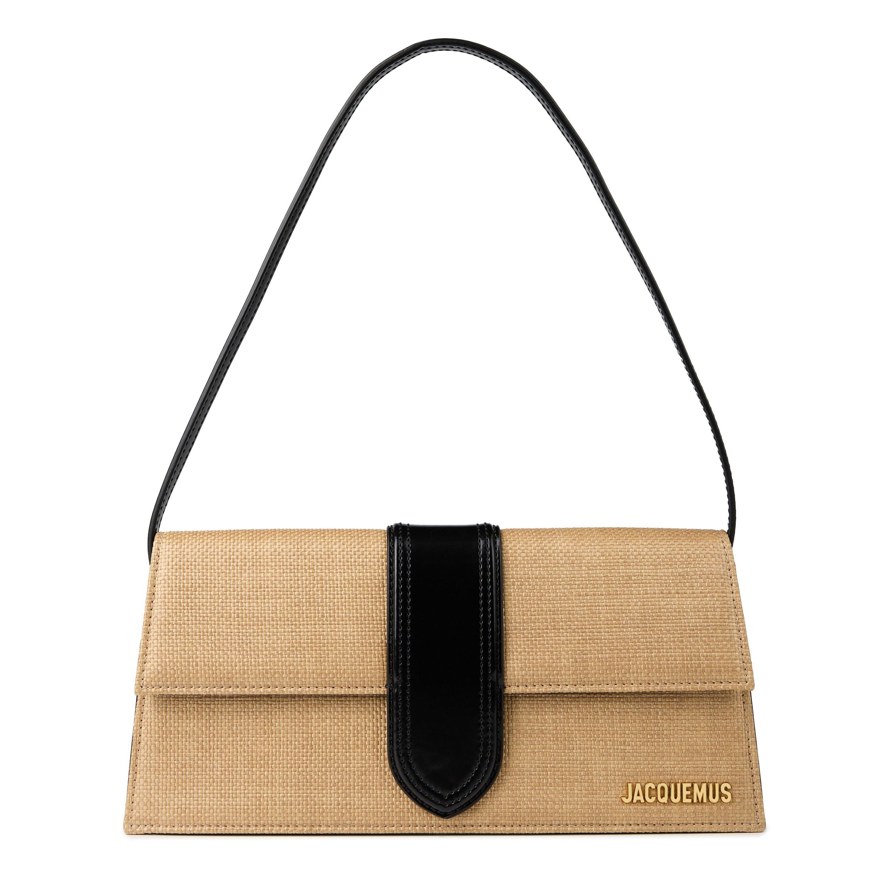 Women's Plain Leather Le Bambino Long Flap Bag