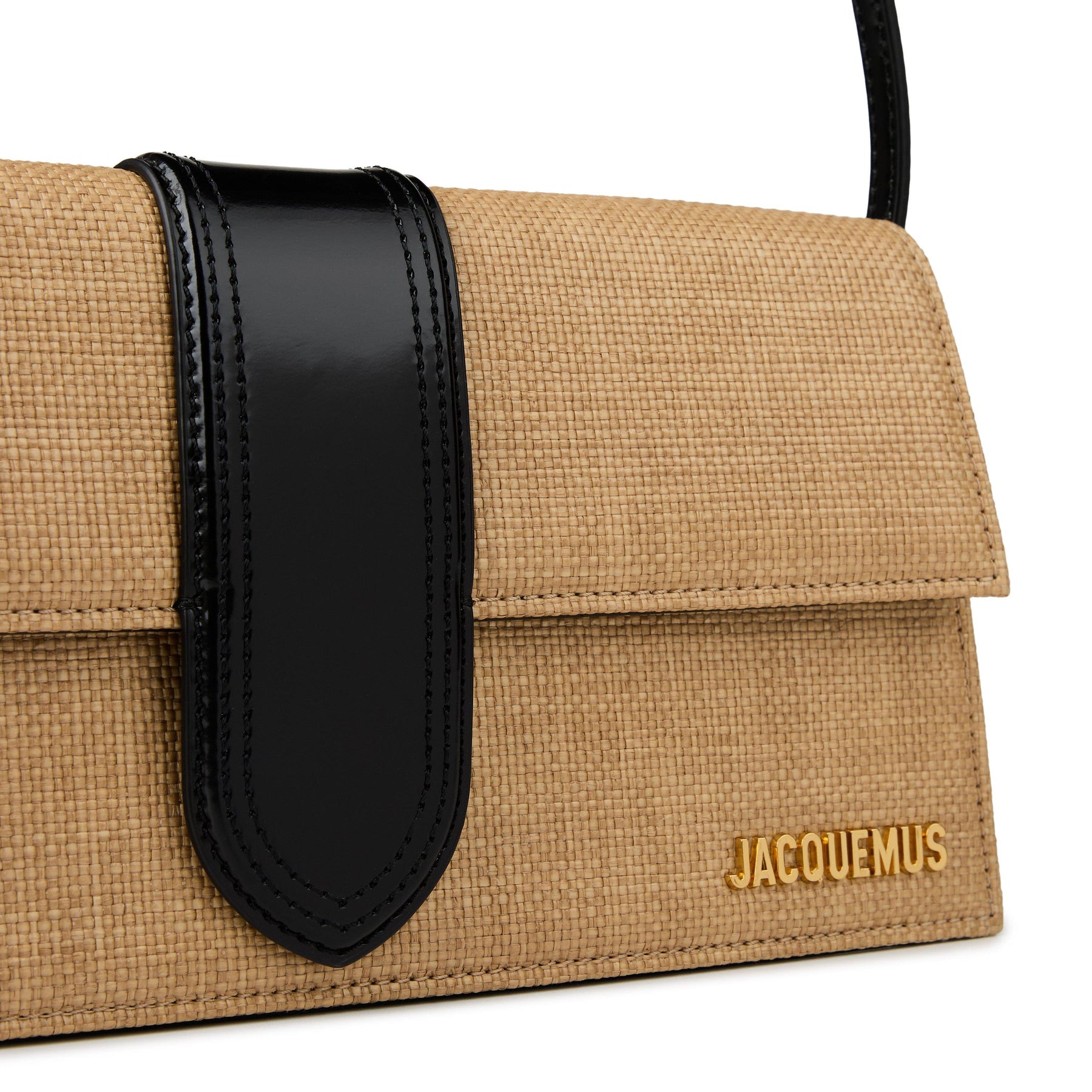 Women's Plain Leather Le Bambino Long Flap Bag