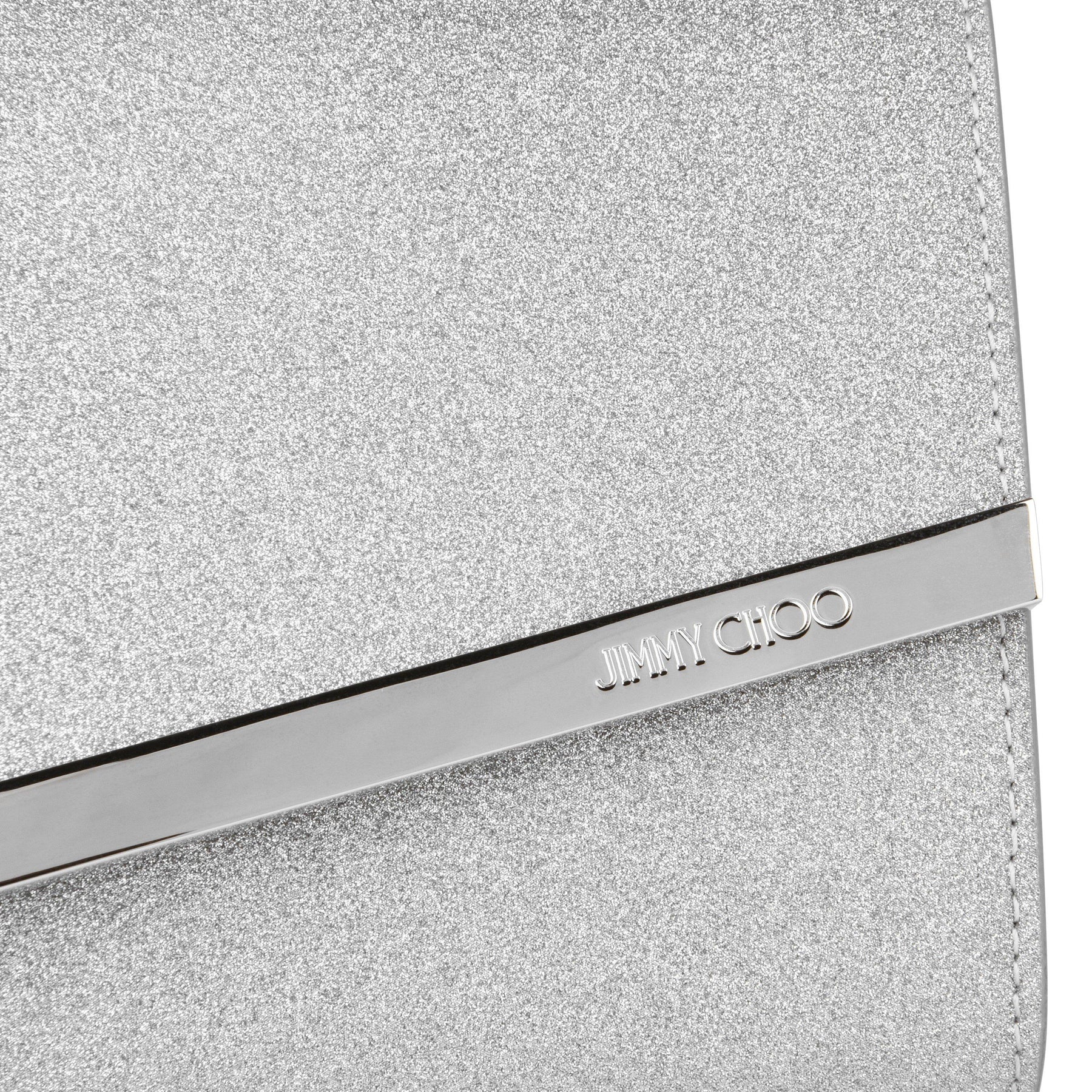 Women's Glitter Leather Emmie Clutch Bag