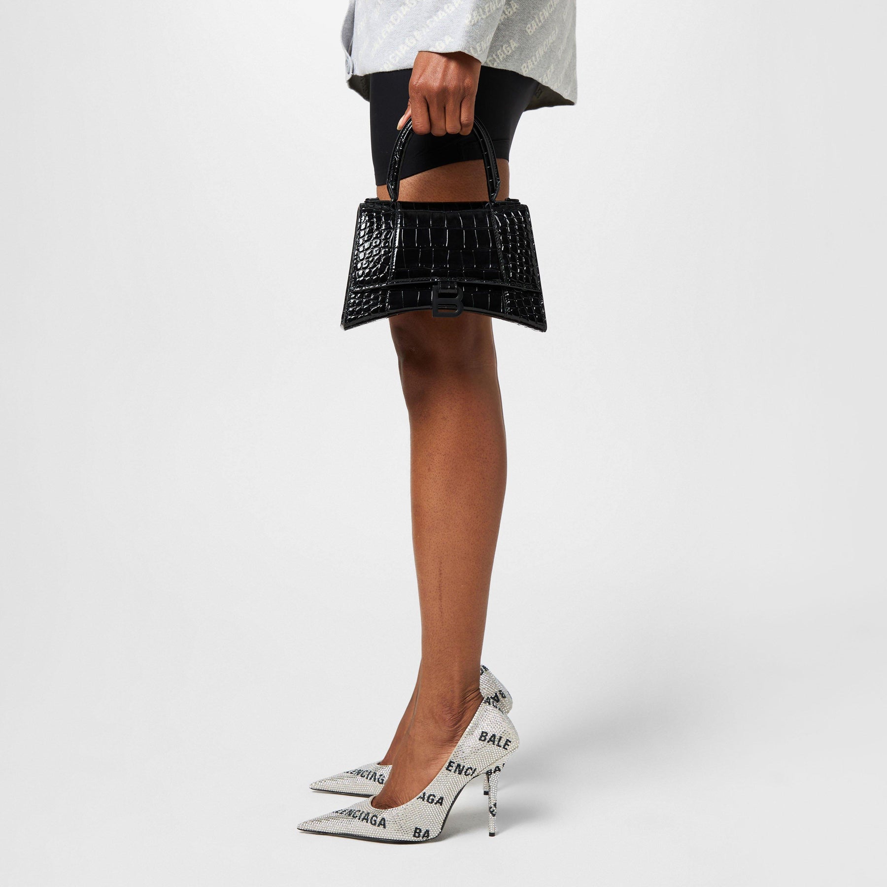 Hourglass Small Crocodile Handbag