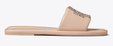 Tory Burch DOUBLE T DECO SPORT SLIDE - Shoe size (US Sizing): 5 Slides | Shop From The Mirage